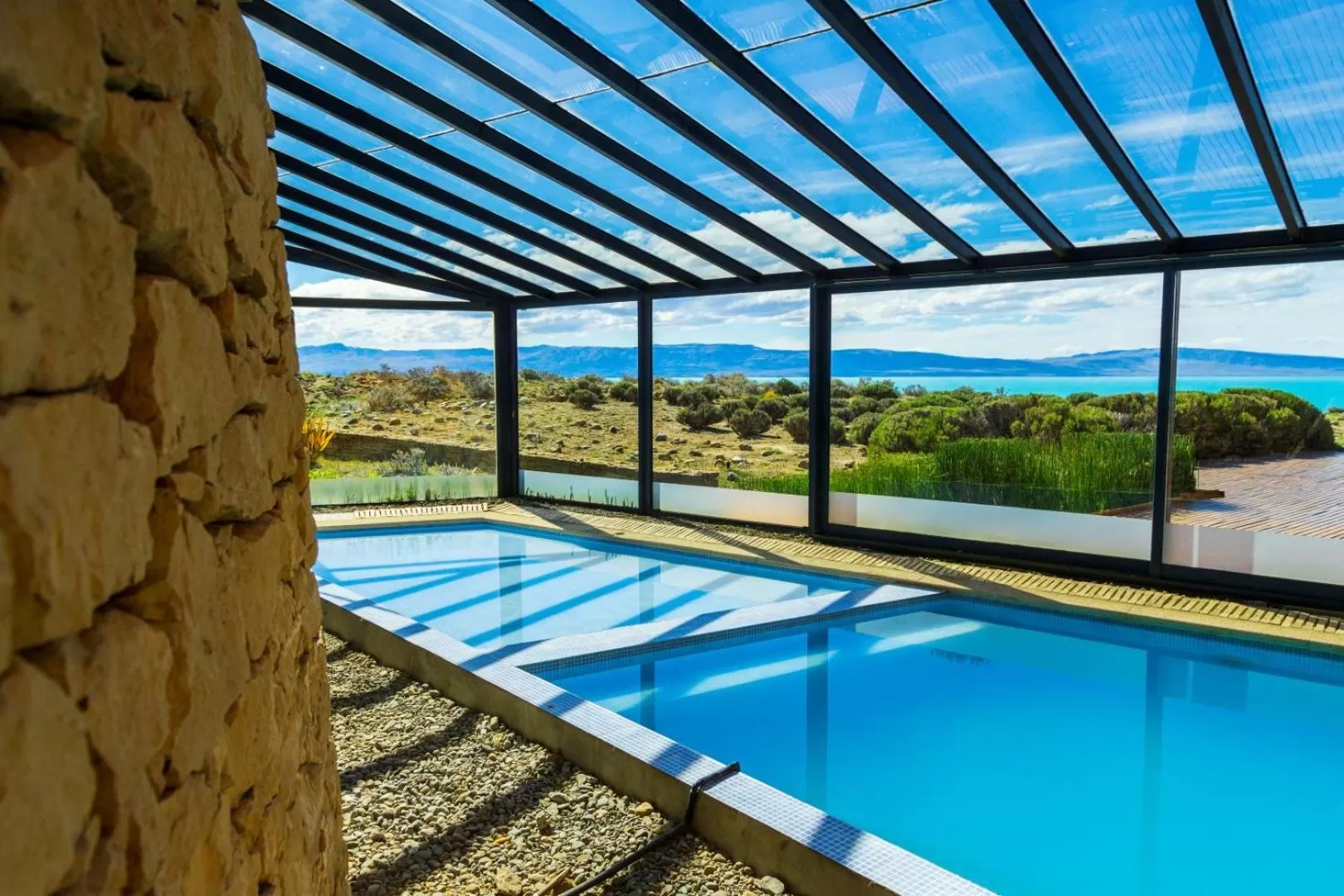 Swimming pool in Design Suites Calafate