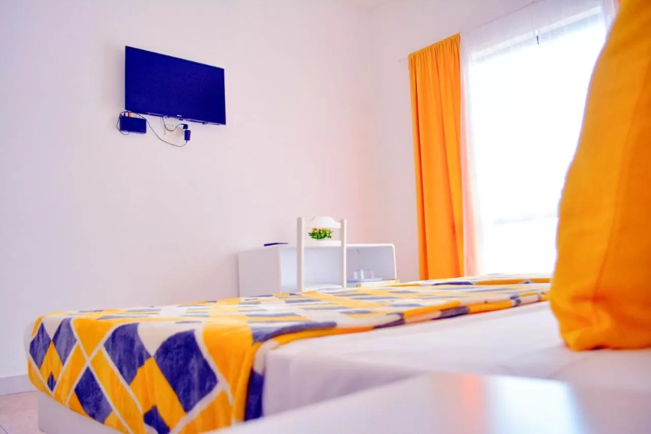 Bed in Aparthotel Santa Maria Beach