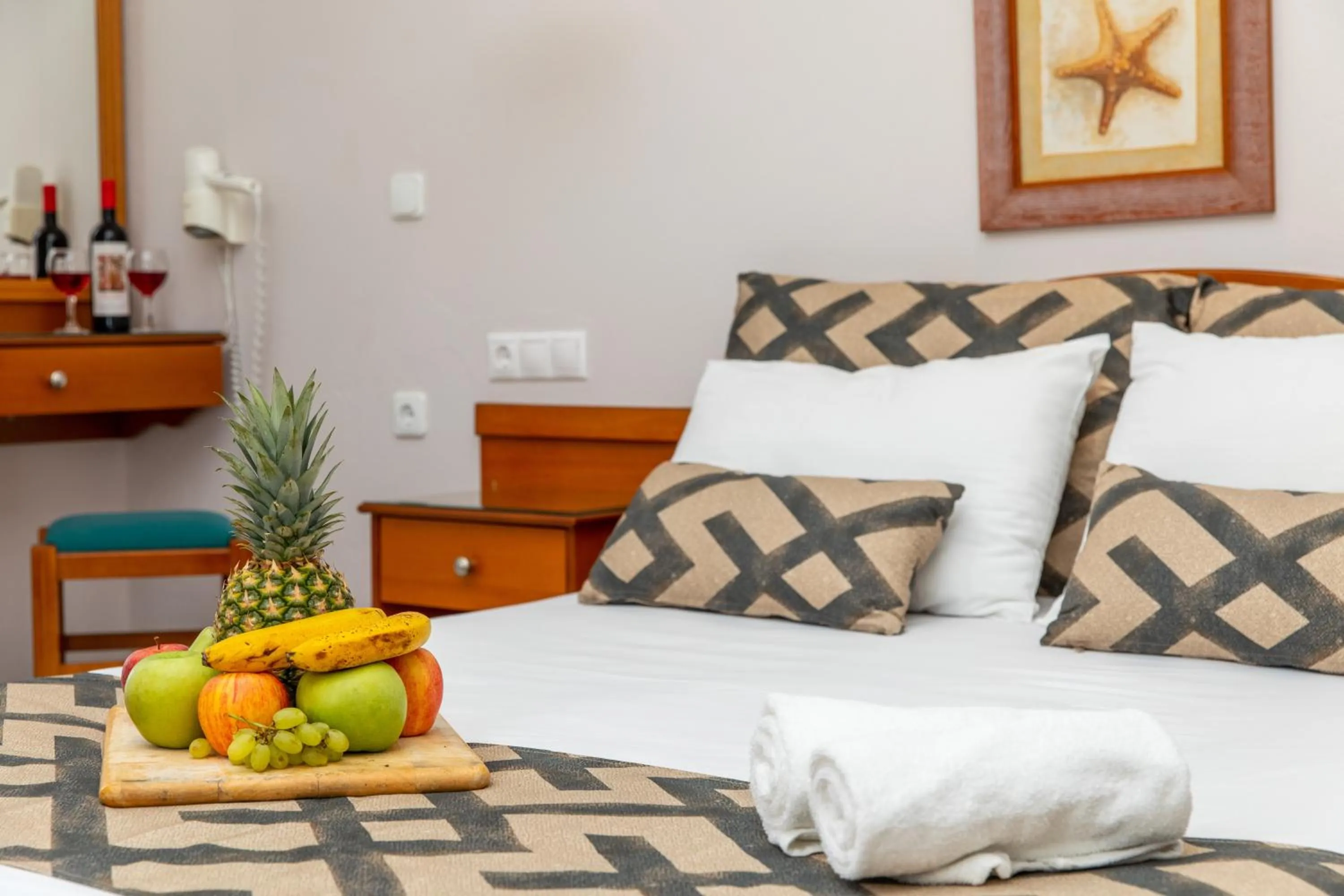 Bed in Hotel Palatia