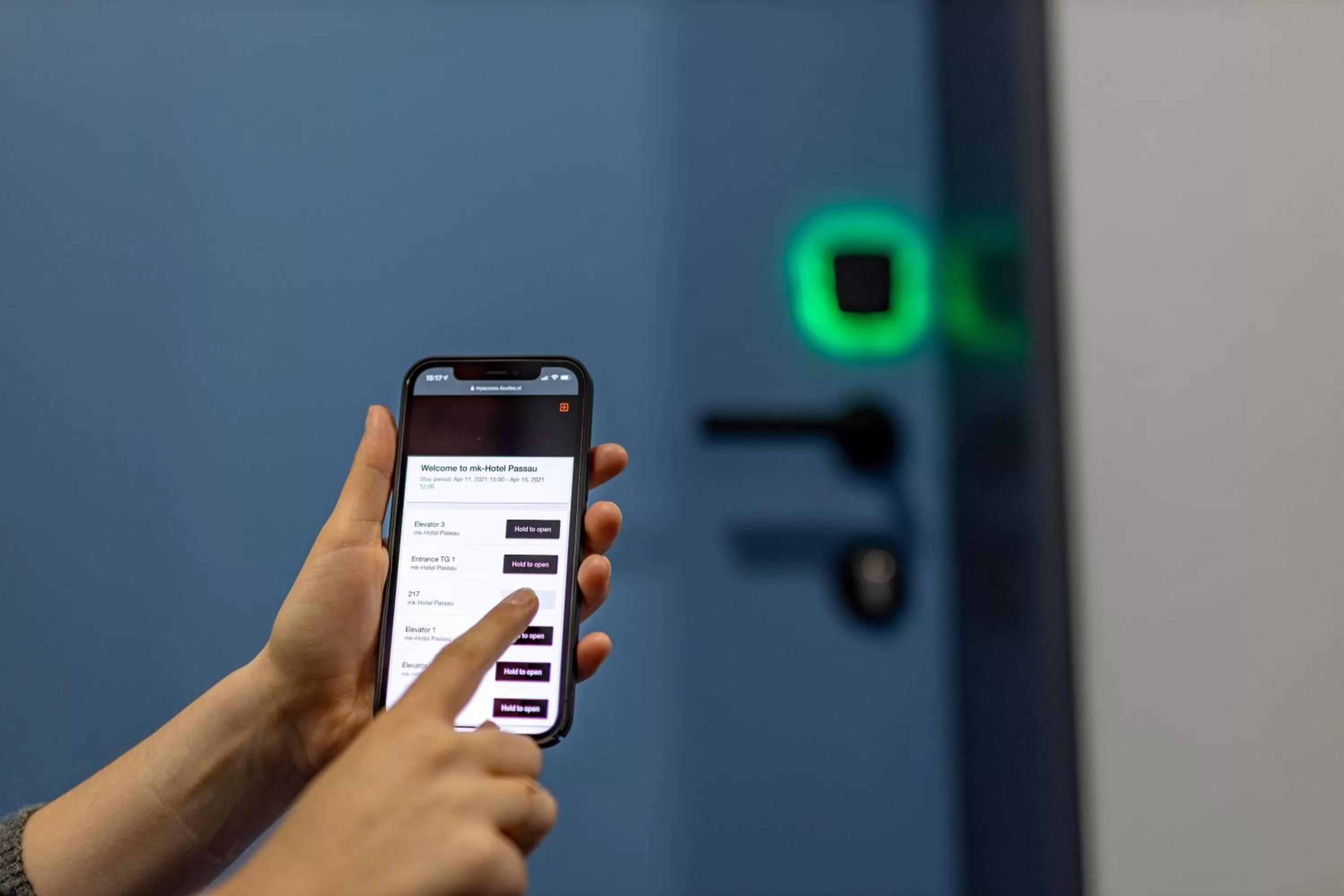 View (from property/room) in mk hotel passau