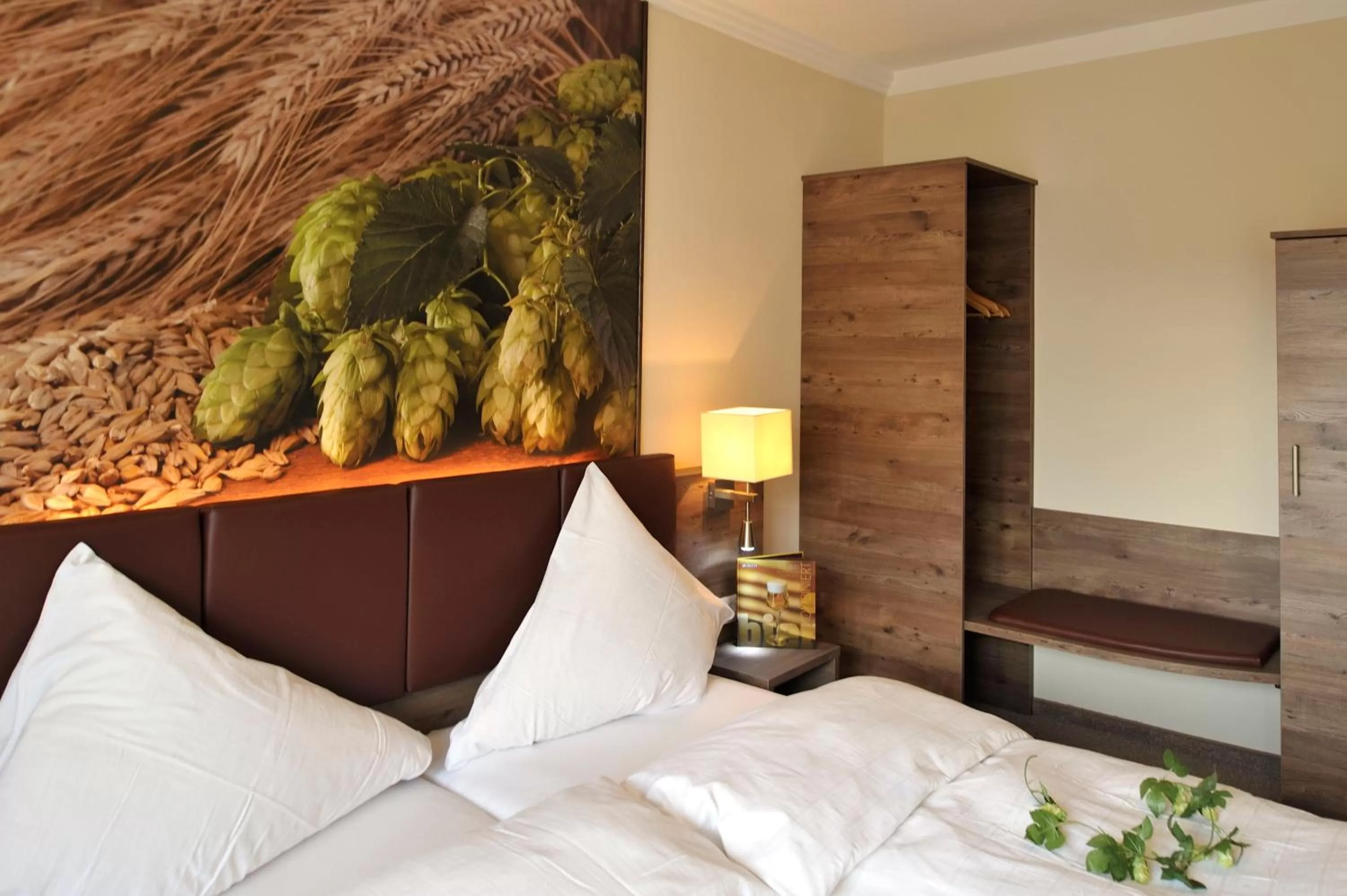 Decorative detail, Bed in Biergasthaus Schiffner