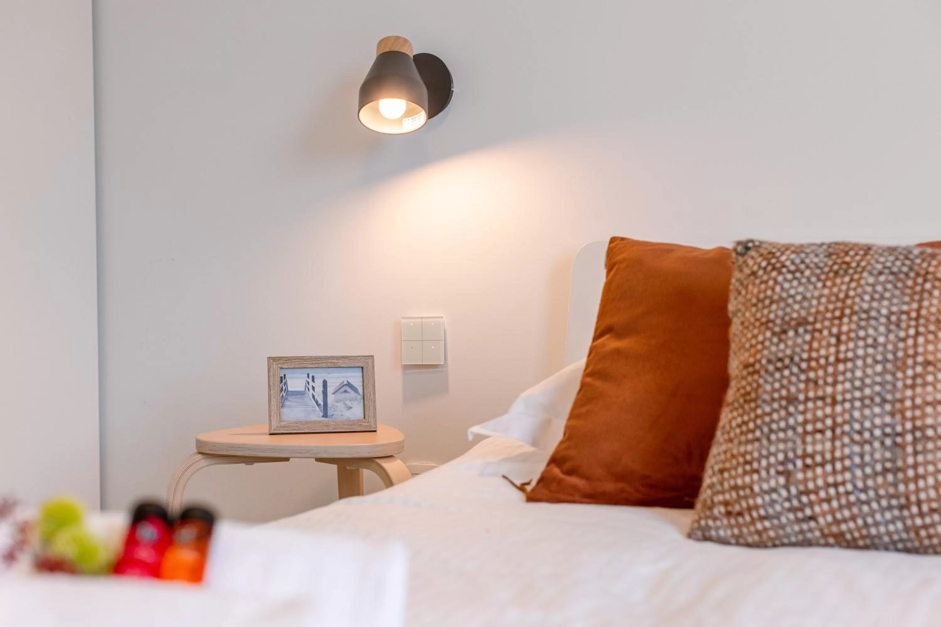 Bedroom, Bed in Whaaw Westende-bad