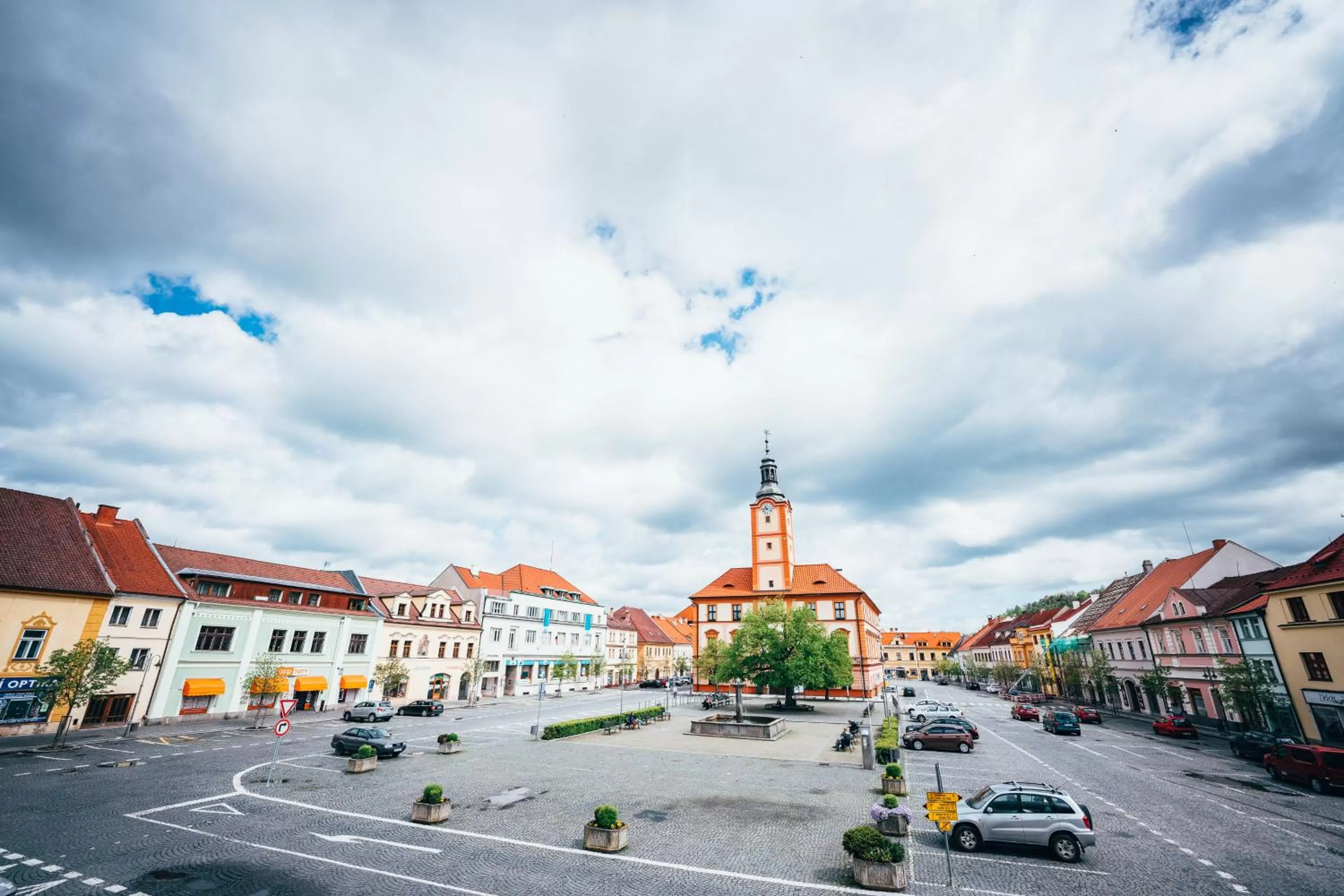 City view in JEZ&SPI Sušice