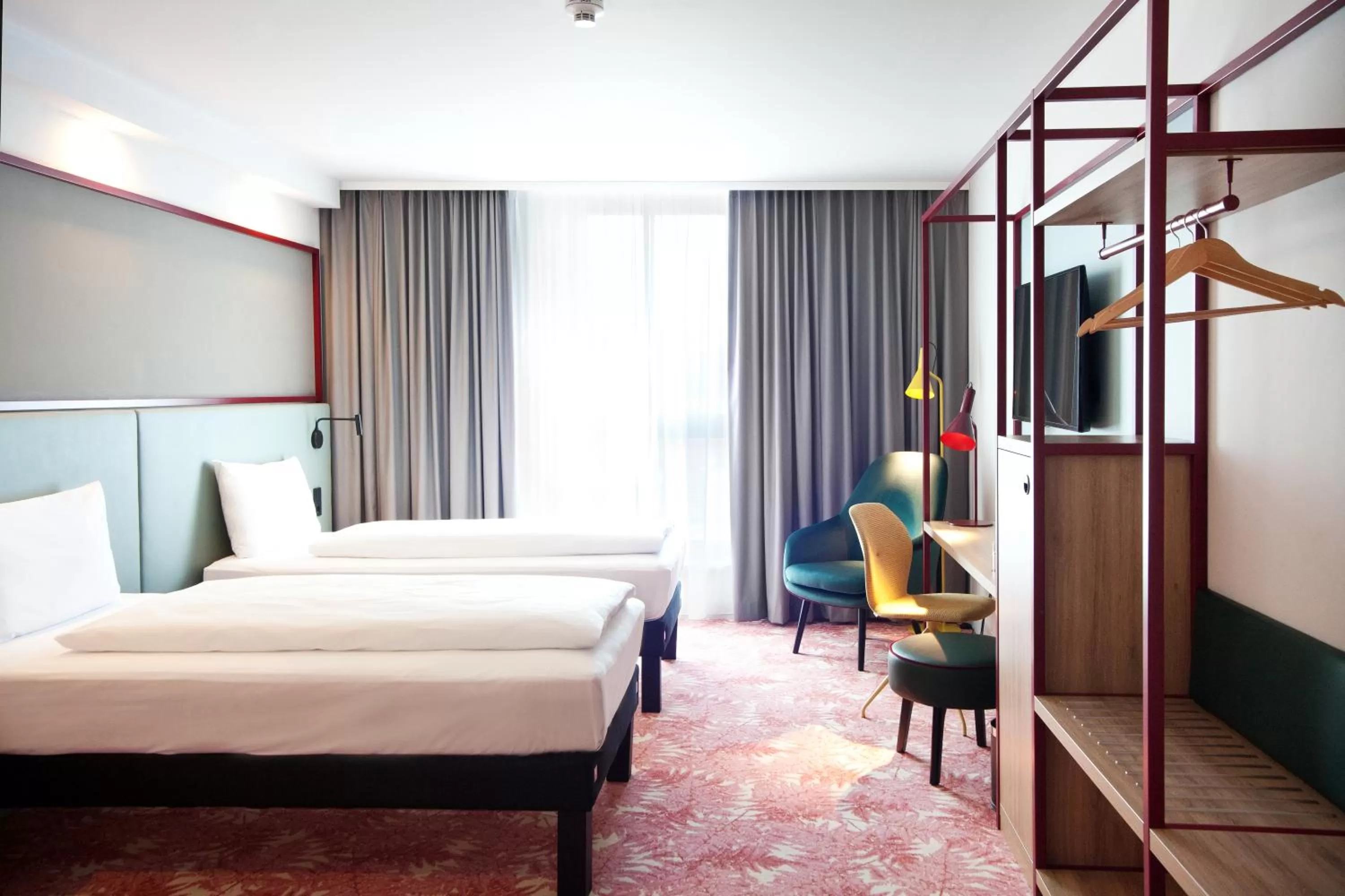 Bedroom, Bed in ibis Styles Klagenfurt am Woerthersee