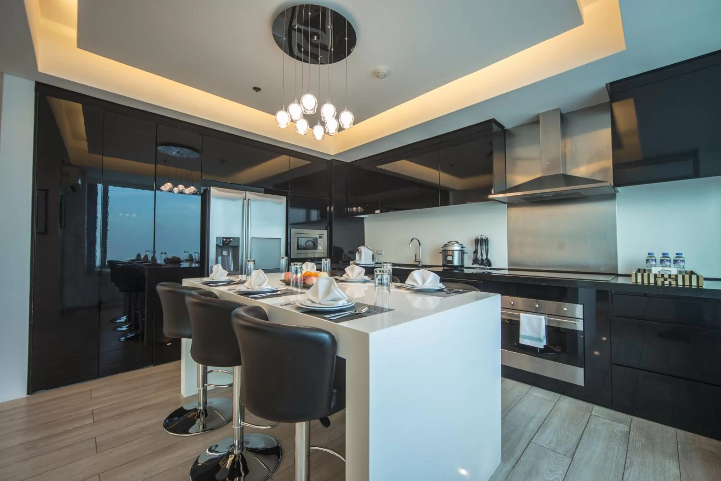 Kitchen or kitchenette in The Alpha Suites