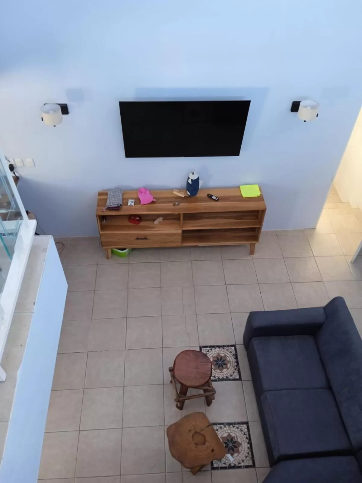 Communal lounge/ TV room in Hotel Mono Azul