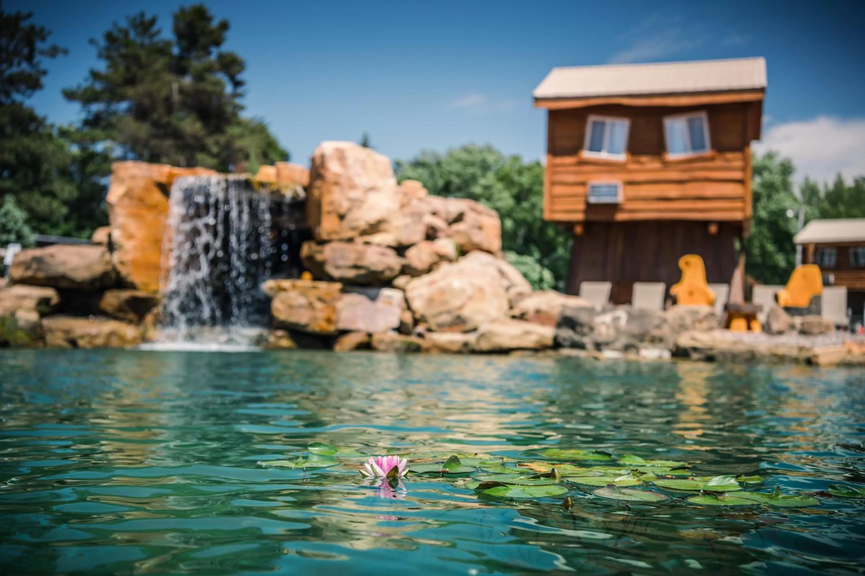Pool view in The VUE Boutique Hotel & Boathouse