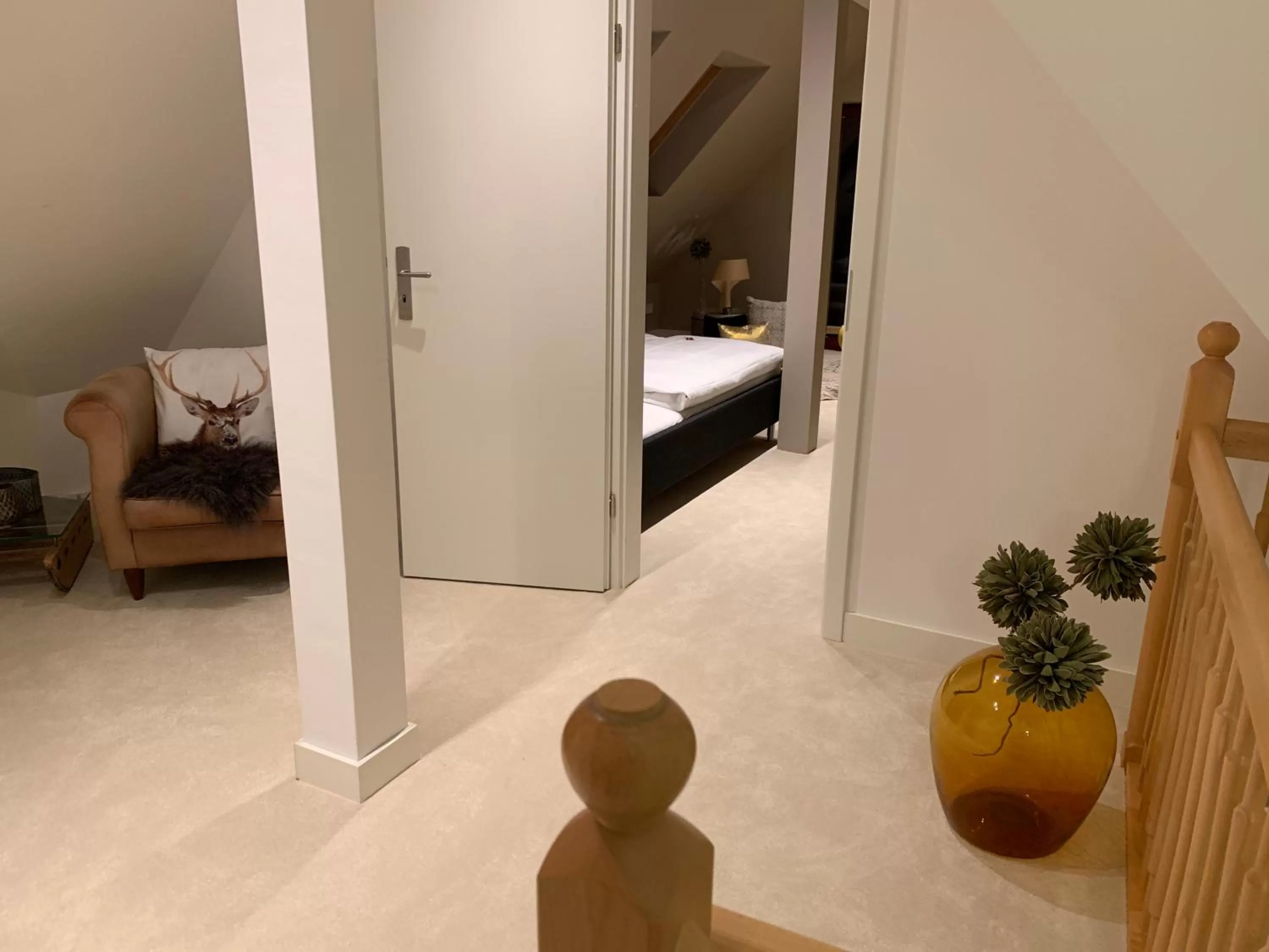 Decorative detail, Bed in Hotel Inselhof