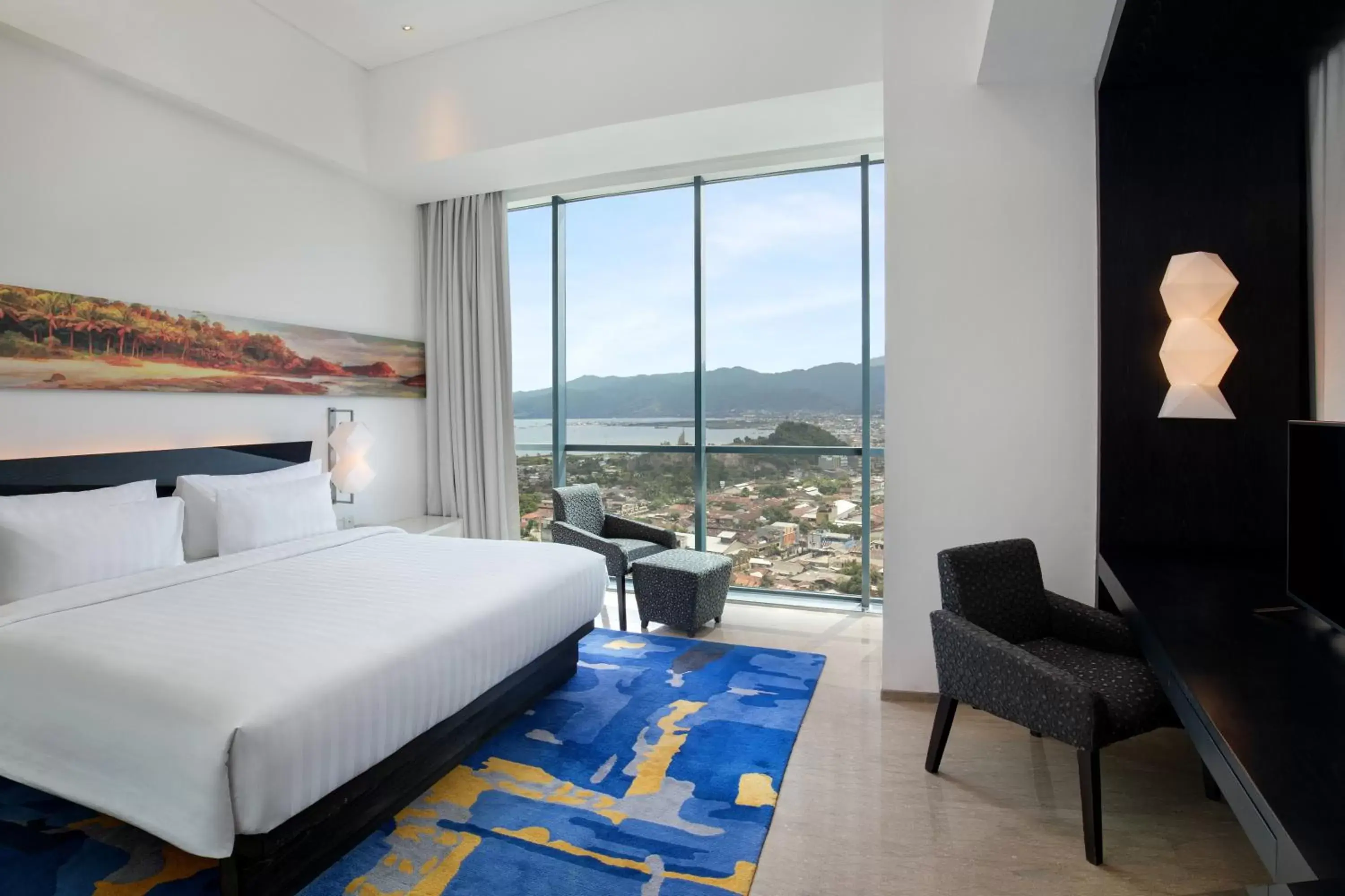 Superior King Room with Ocean View in Novotel Lampung Superior King Room with Ocean View in Novotel Lampung