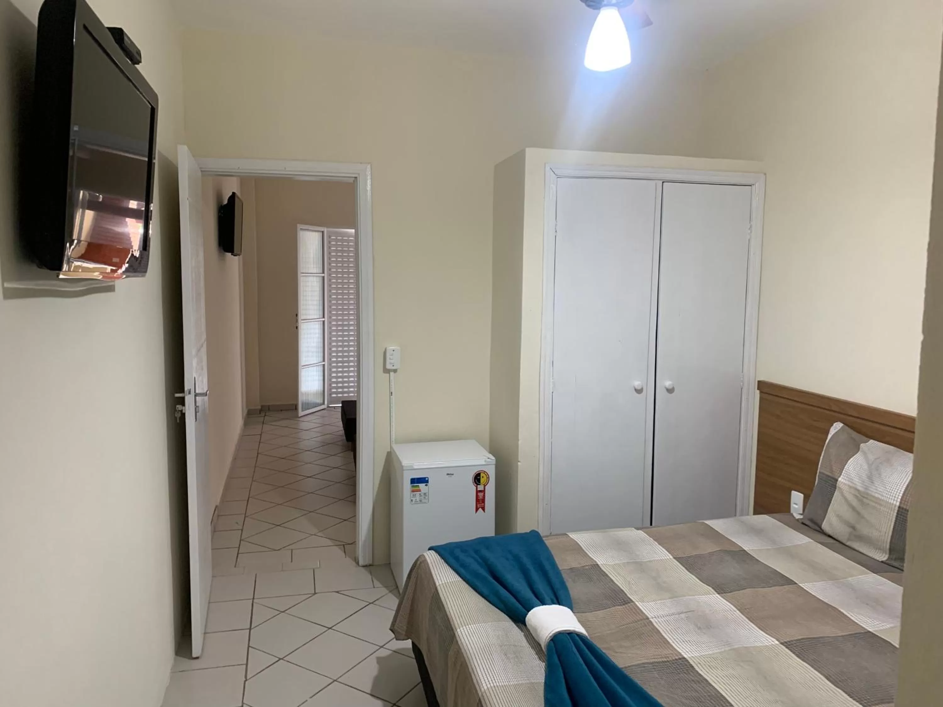 Bed in Pousada Ananda São Pedro