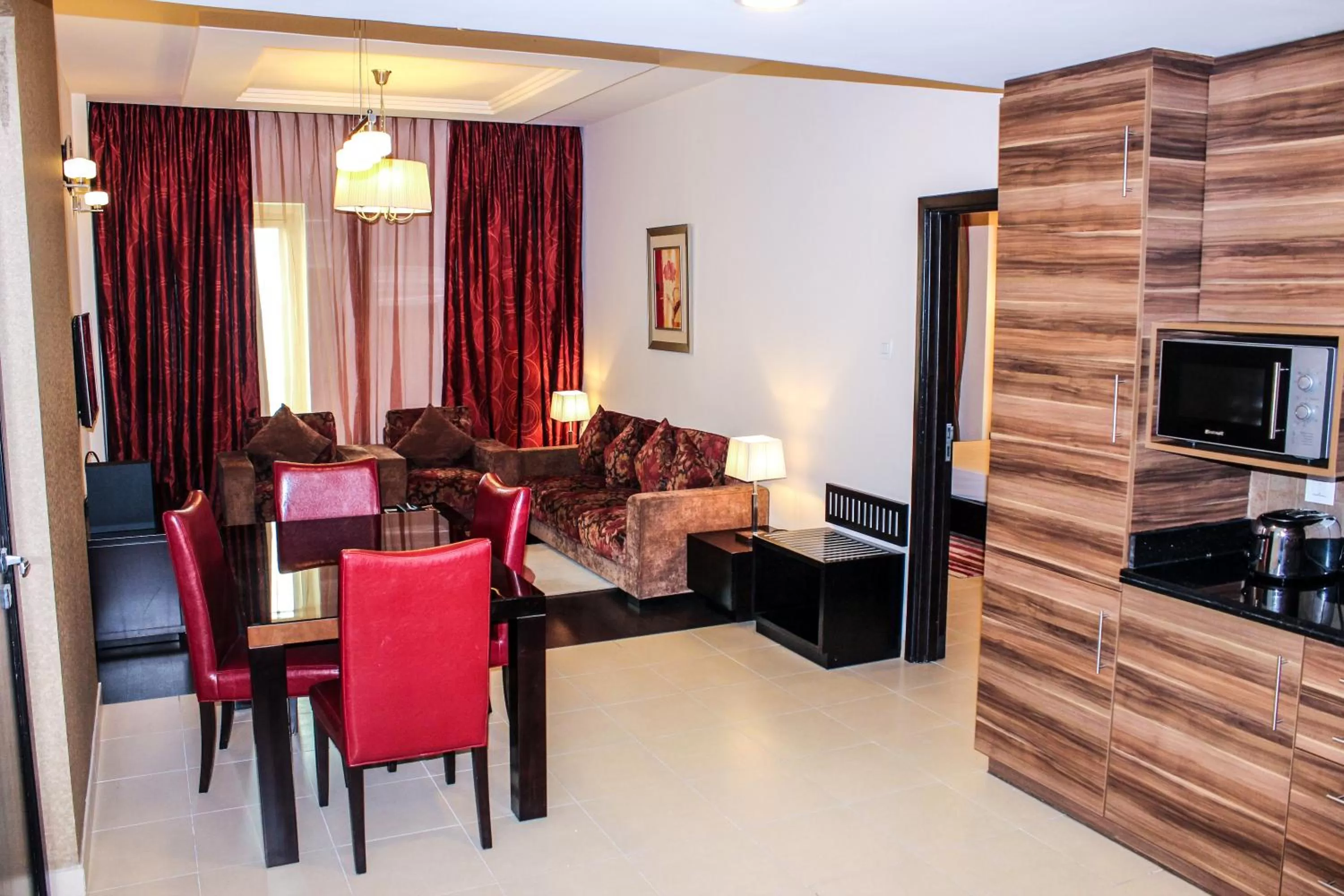 Living room in Dunes Hotel Apartment Oud Metha, Bur Dubai
