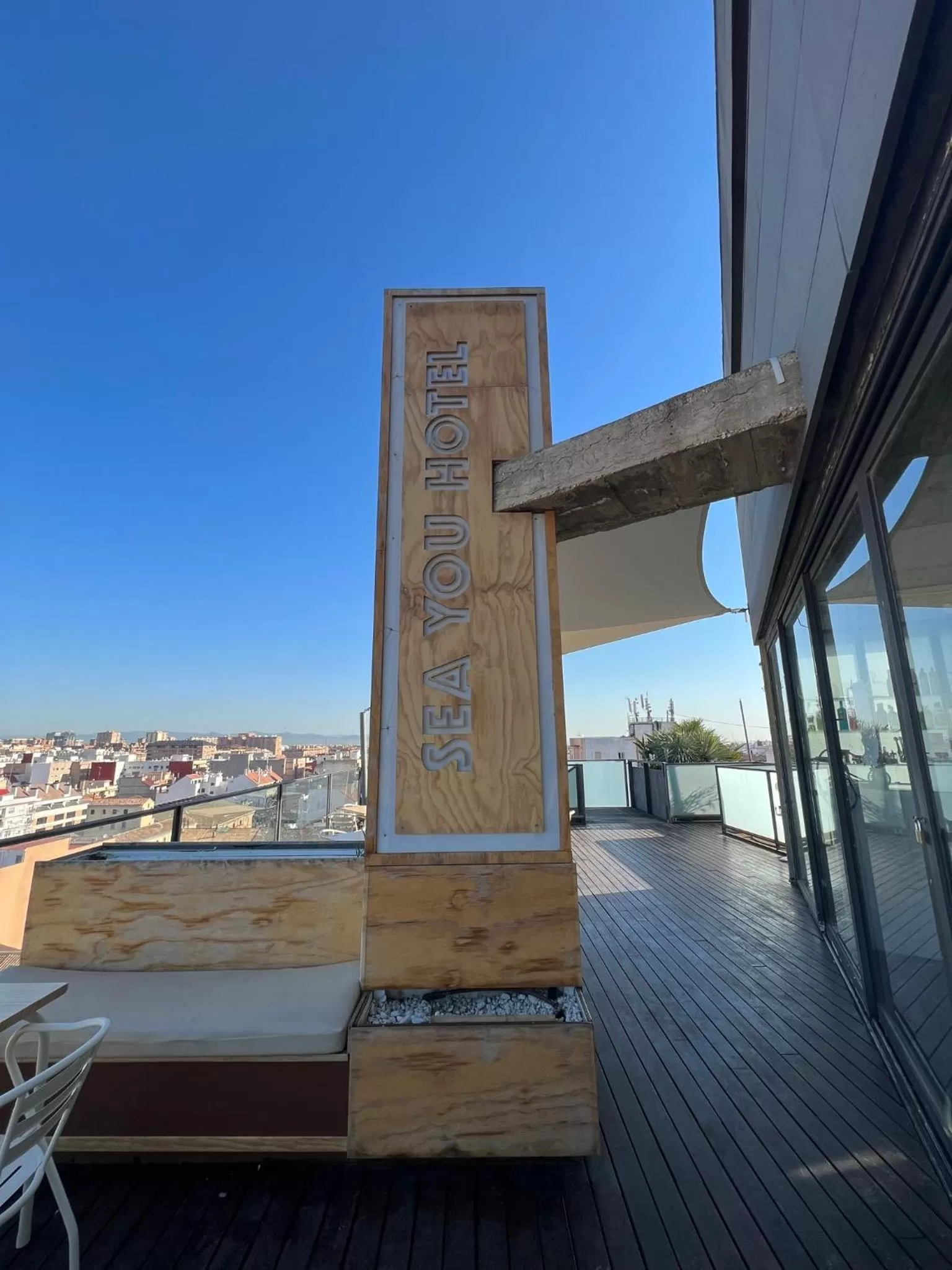 Balcony/Terrace in Sea You Hotel Port Valencia