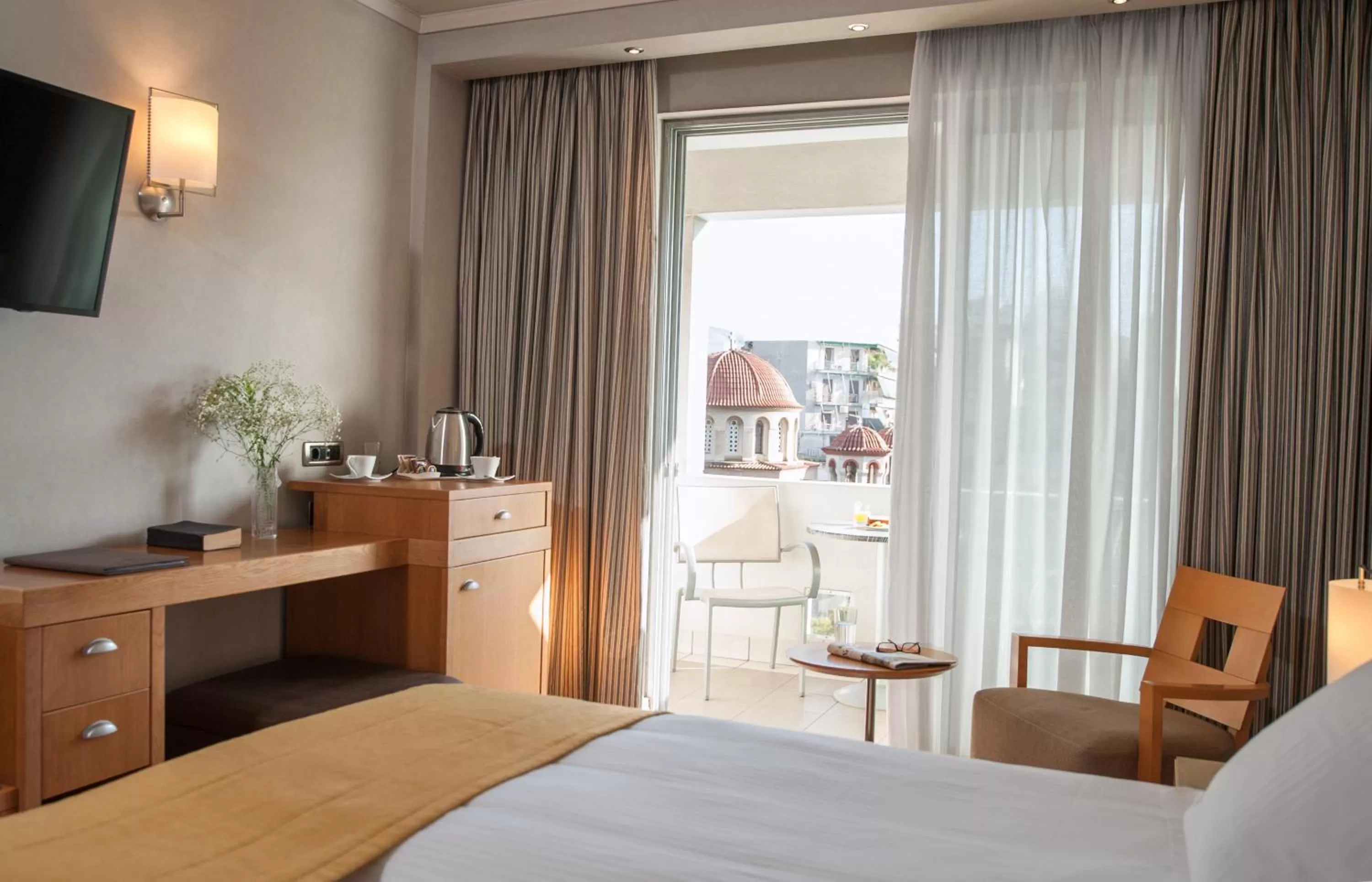 Bedroom, Bed in The Athenian Callirhoe Exclusive Hotel