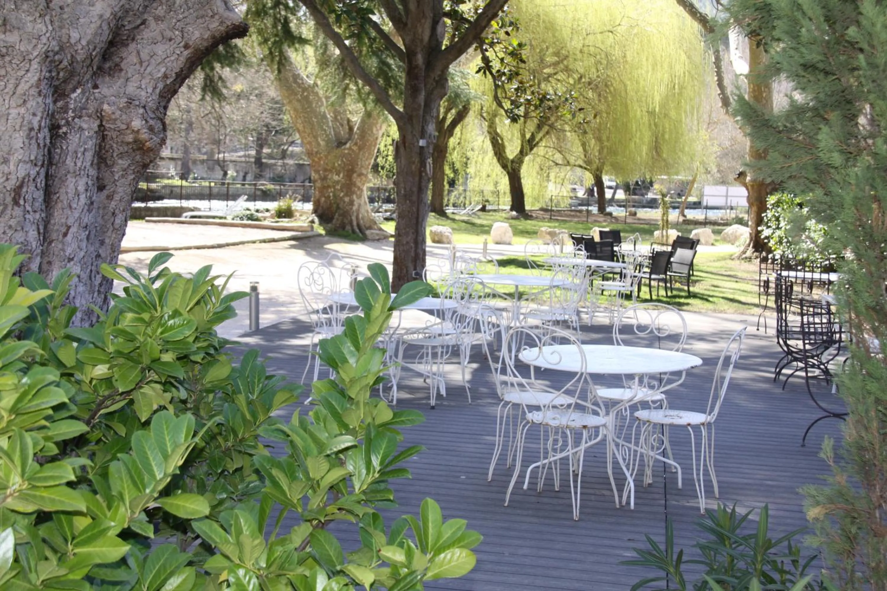 Natural landscape in Logis Hôtel Restaurant du Parc