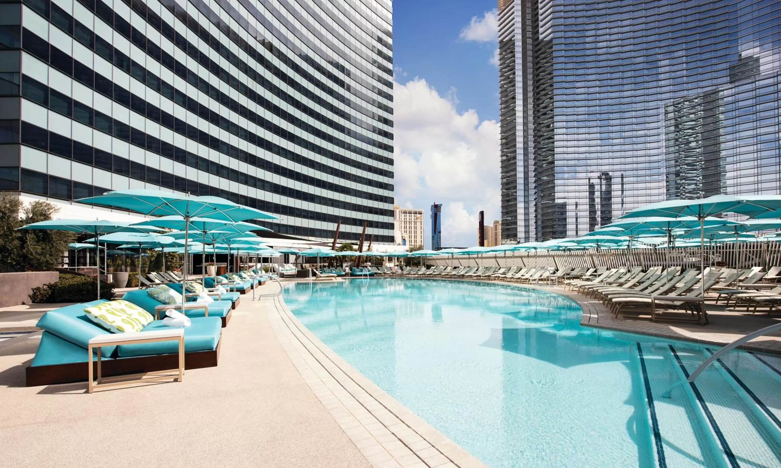 Swimming pool in Vdara Hotel & Spa at ARIA Las Vegas