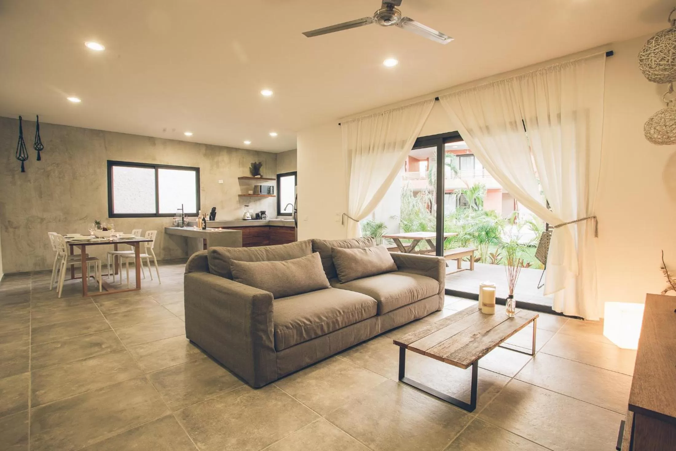 Photo of the whole room in Panacea Condo Tulum