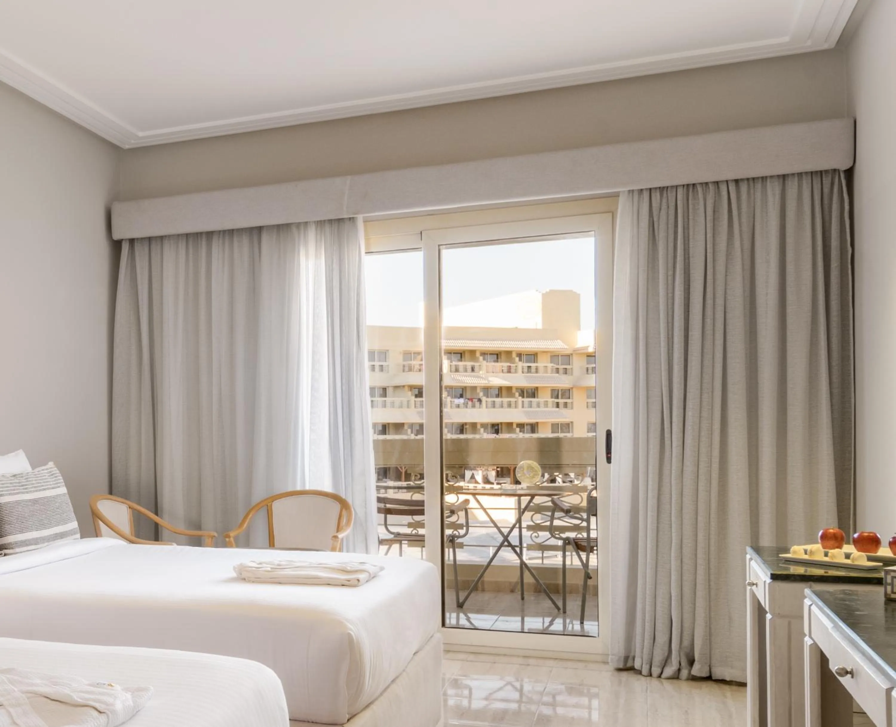 Balcony/Terrace, Bed in Sindbad Club