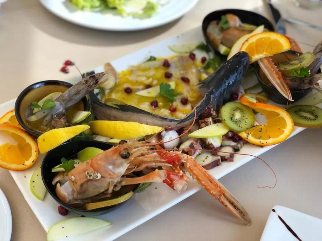 Restaurant/places to eat, Food in Grand Hotel Pogradec