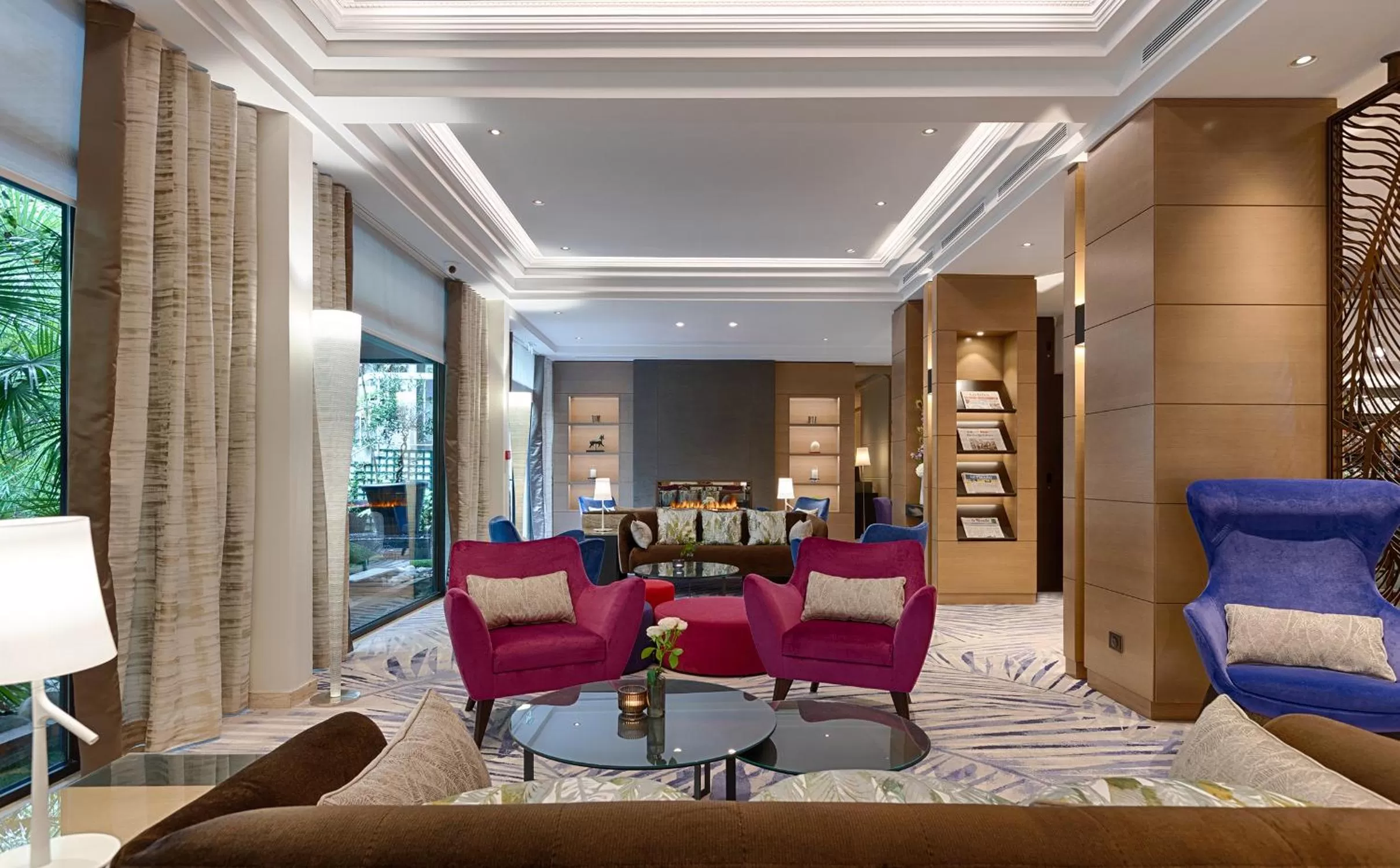 Living room in Garden-Elysée