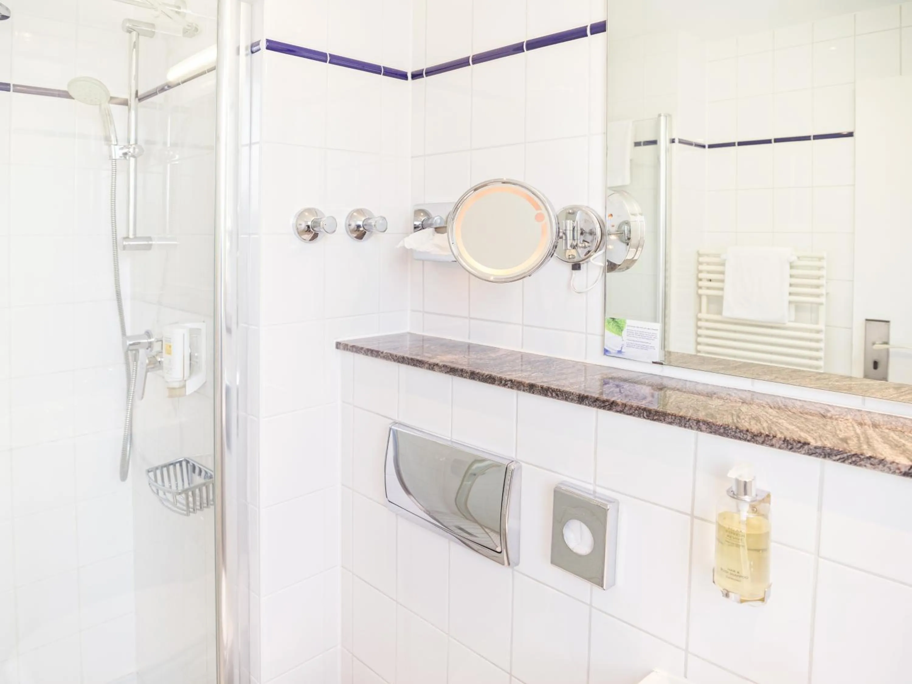 Shower in Hotel Berlin Mitte by Campanile