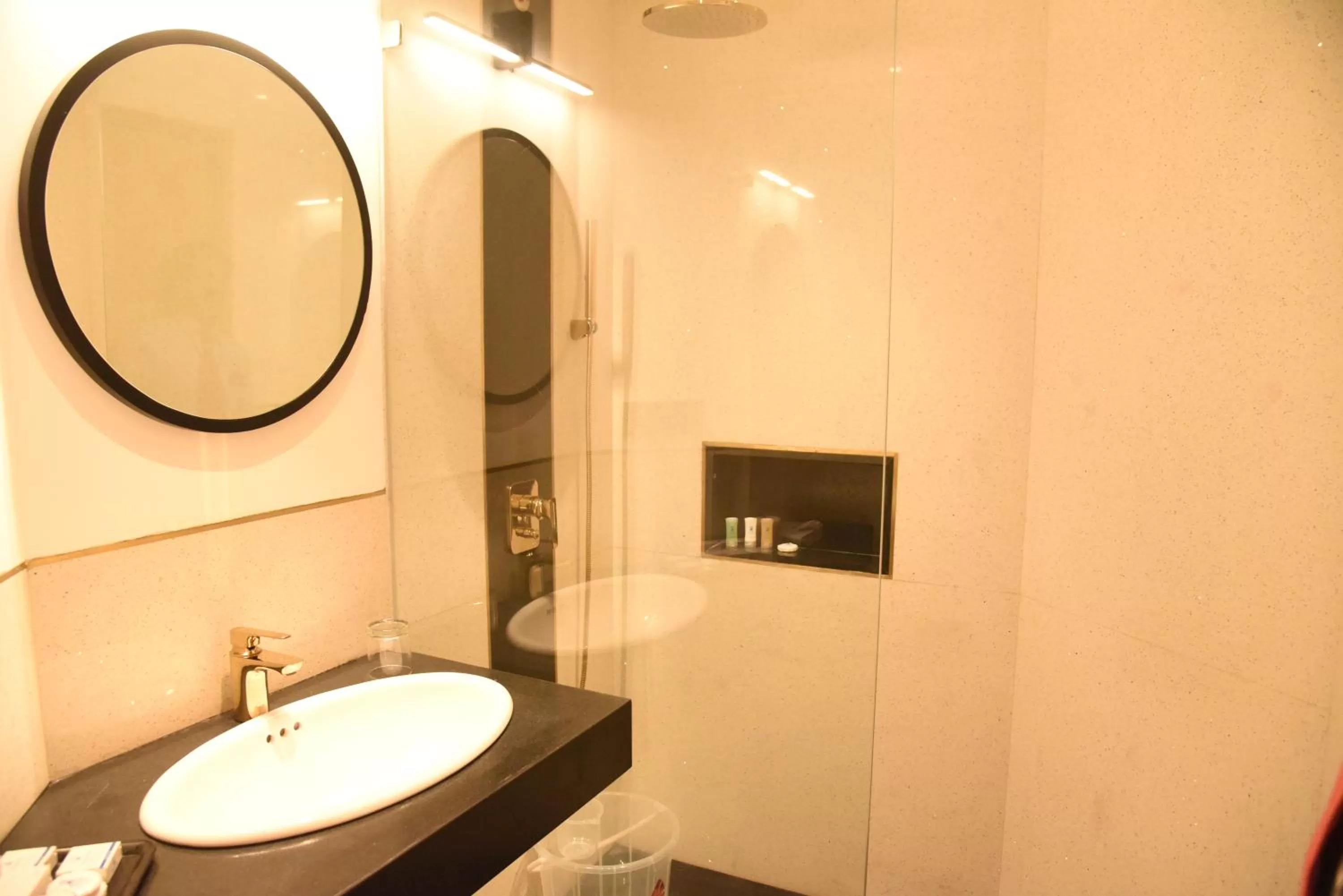 Shower in Manuelsons Malabar Palace