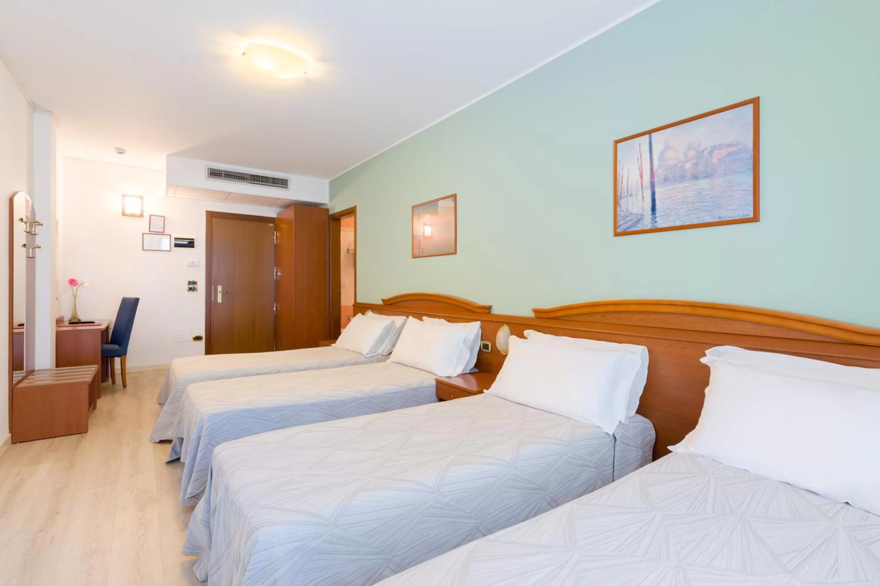 Bed in Hotel Palladio