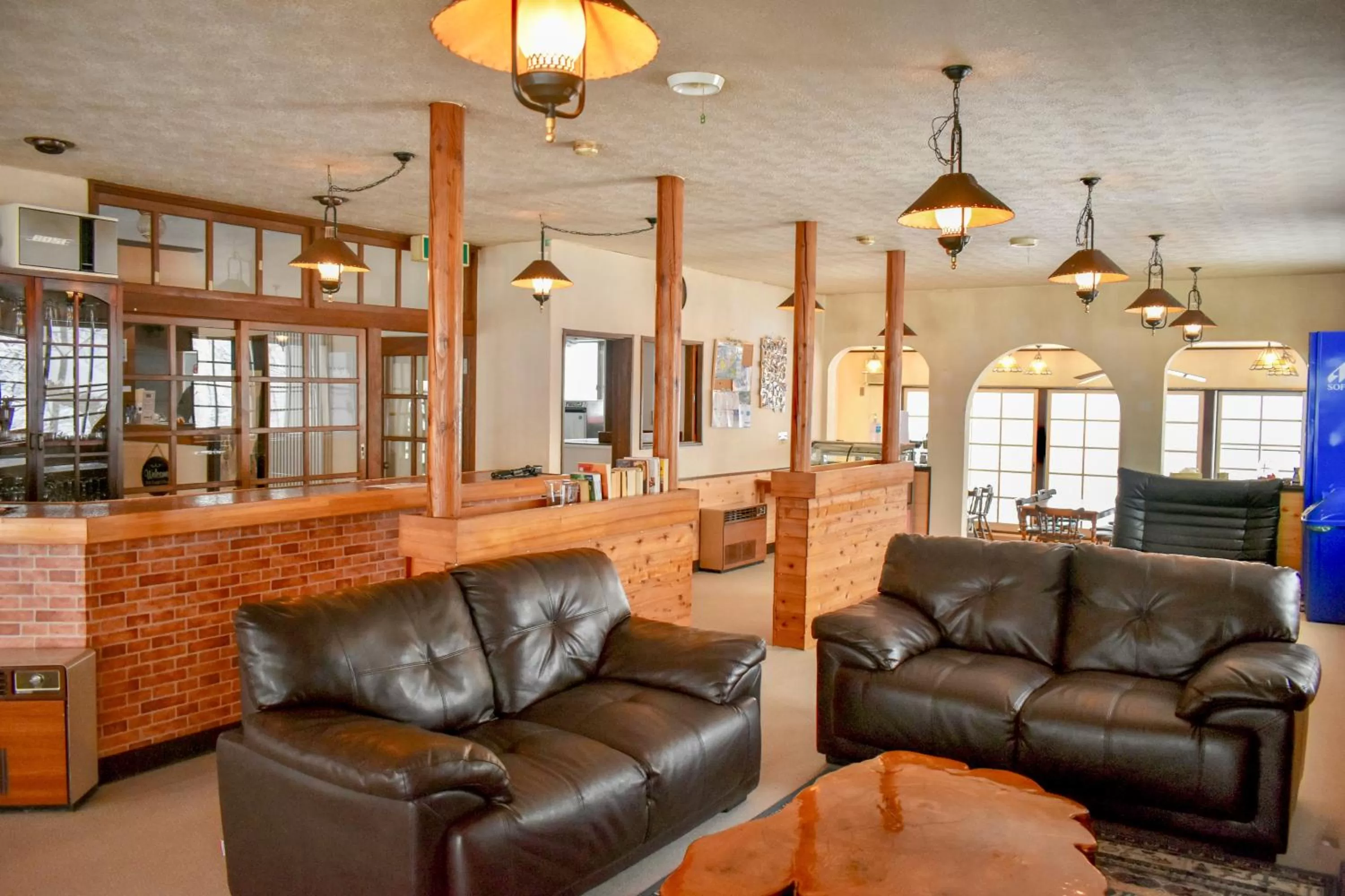 Living room in Panketo Lodge & Yoga Studio