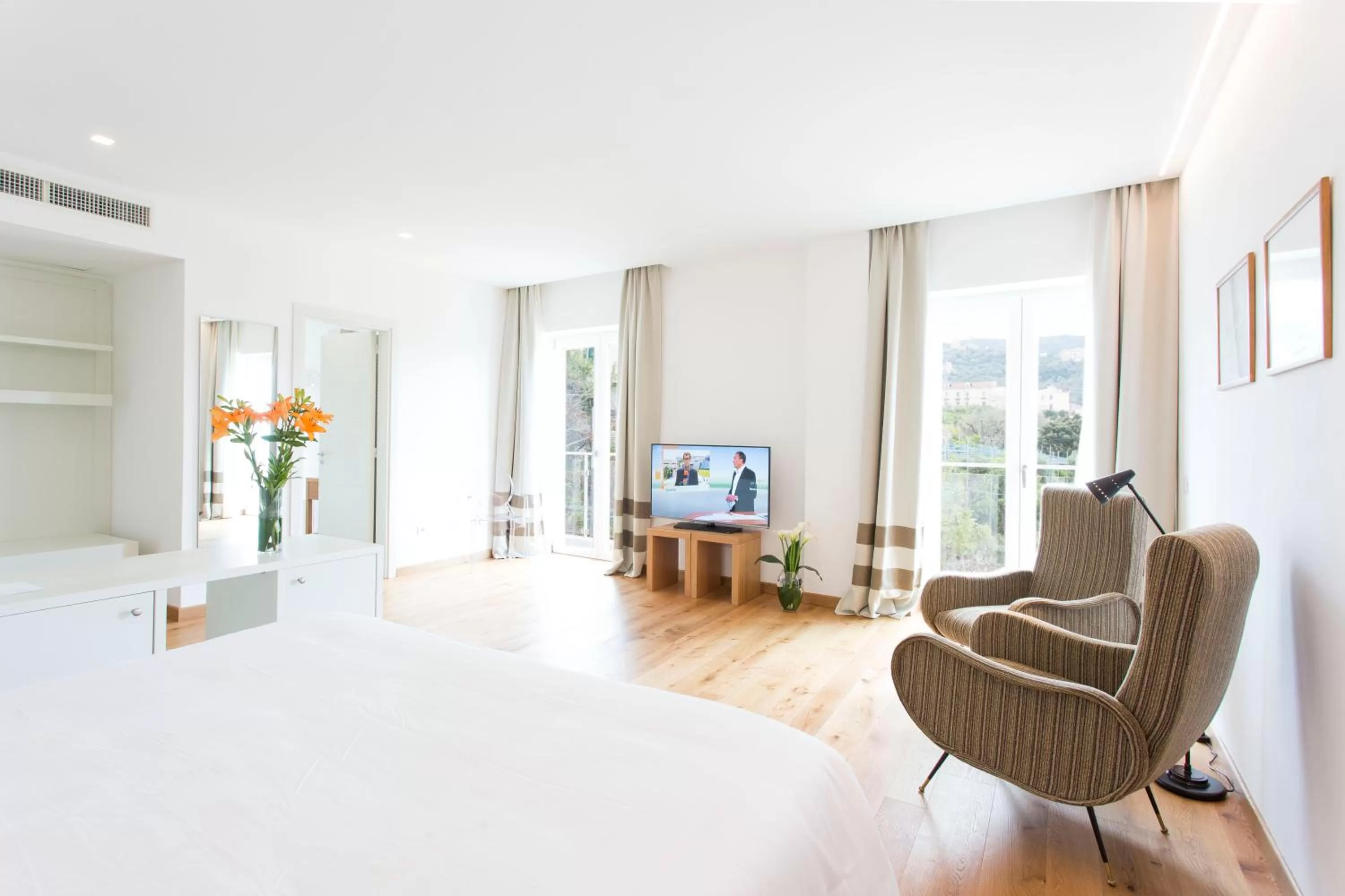 Bedroom, Bed in Villa Fiorella Art Hotel