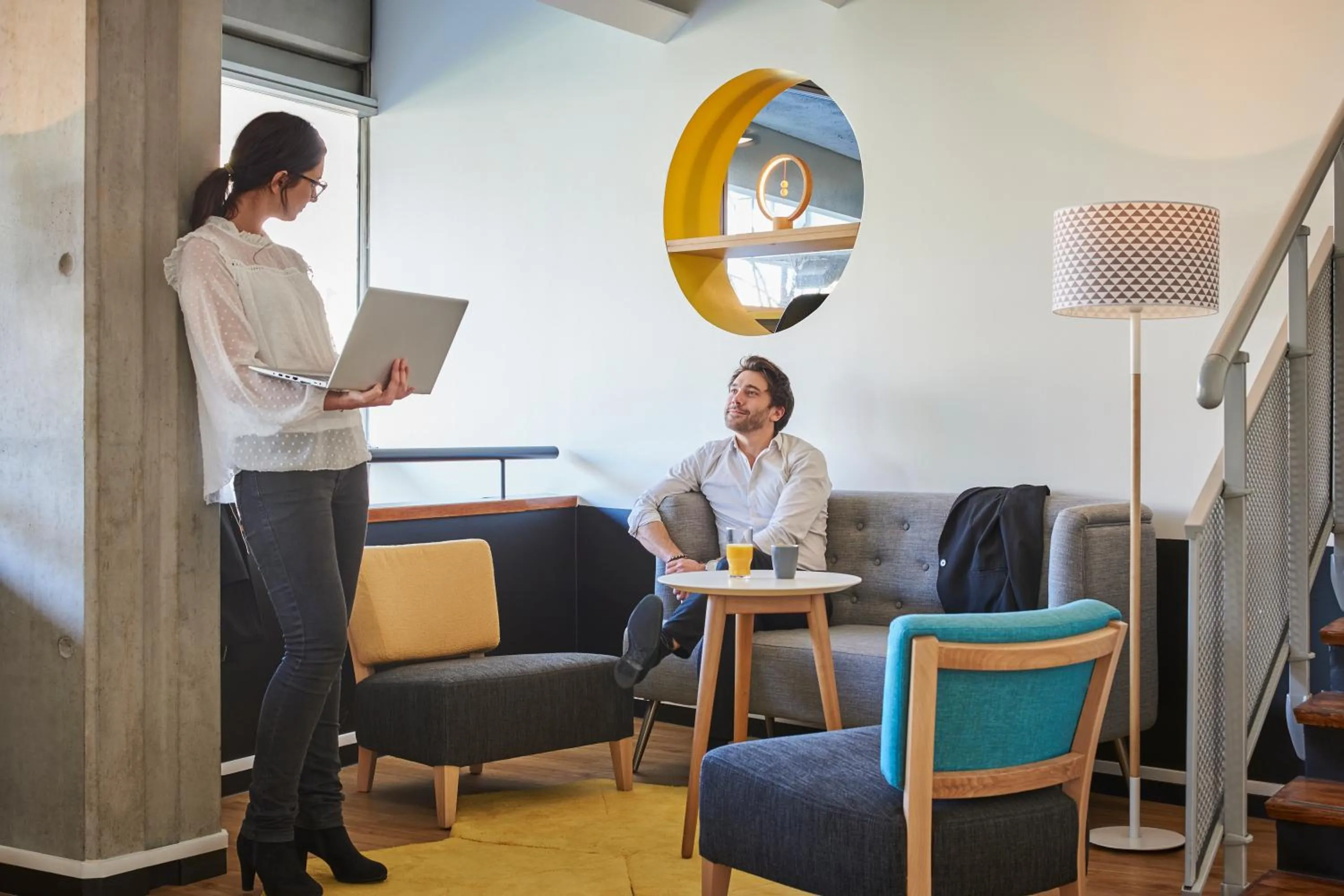 Lobby or reception in Aparthotel Adagio Access Paris La Villette