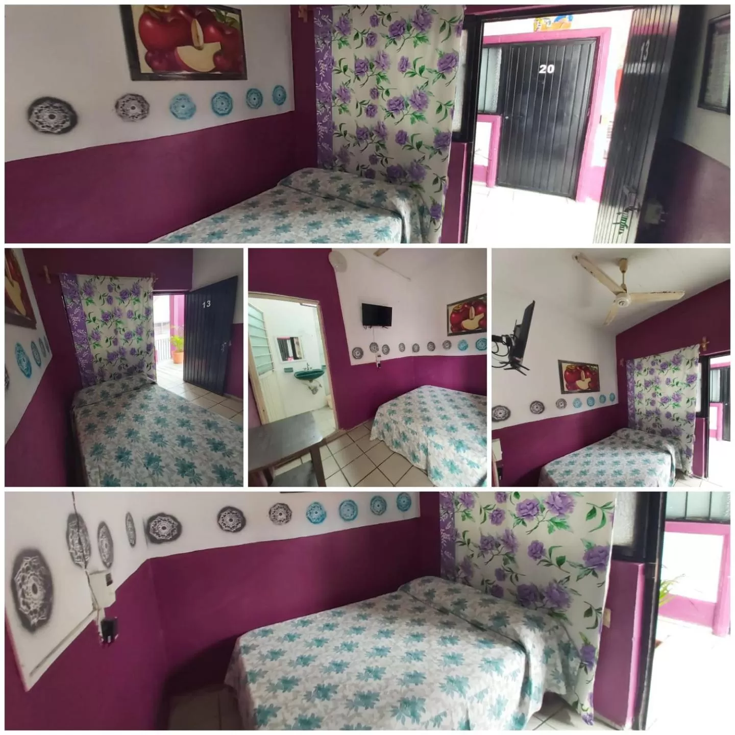 Bed in Hotel Ayalamar Manzanillo