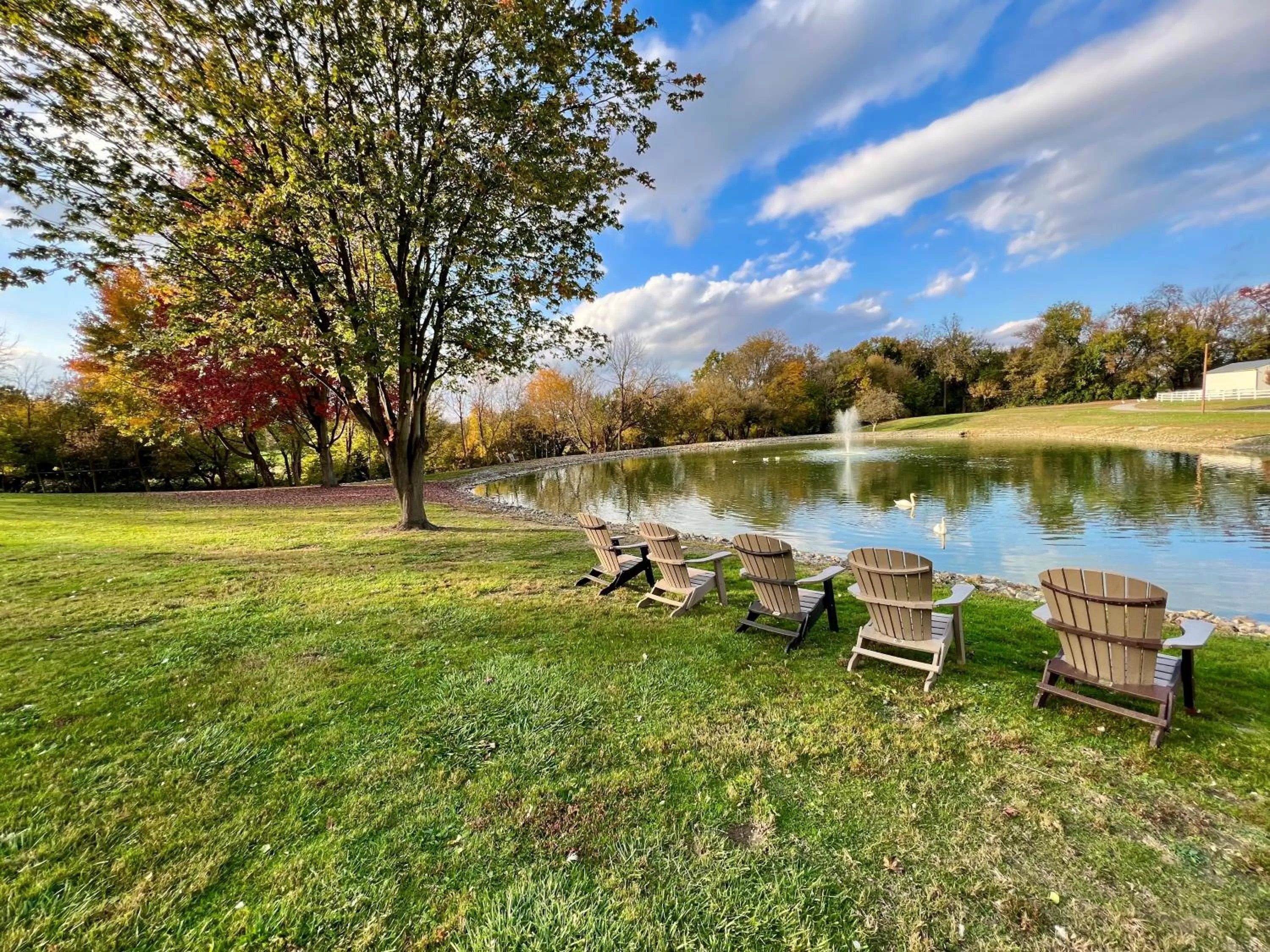 Lake view in Hershey Farm Resort
