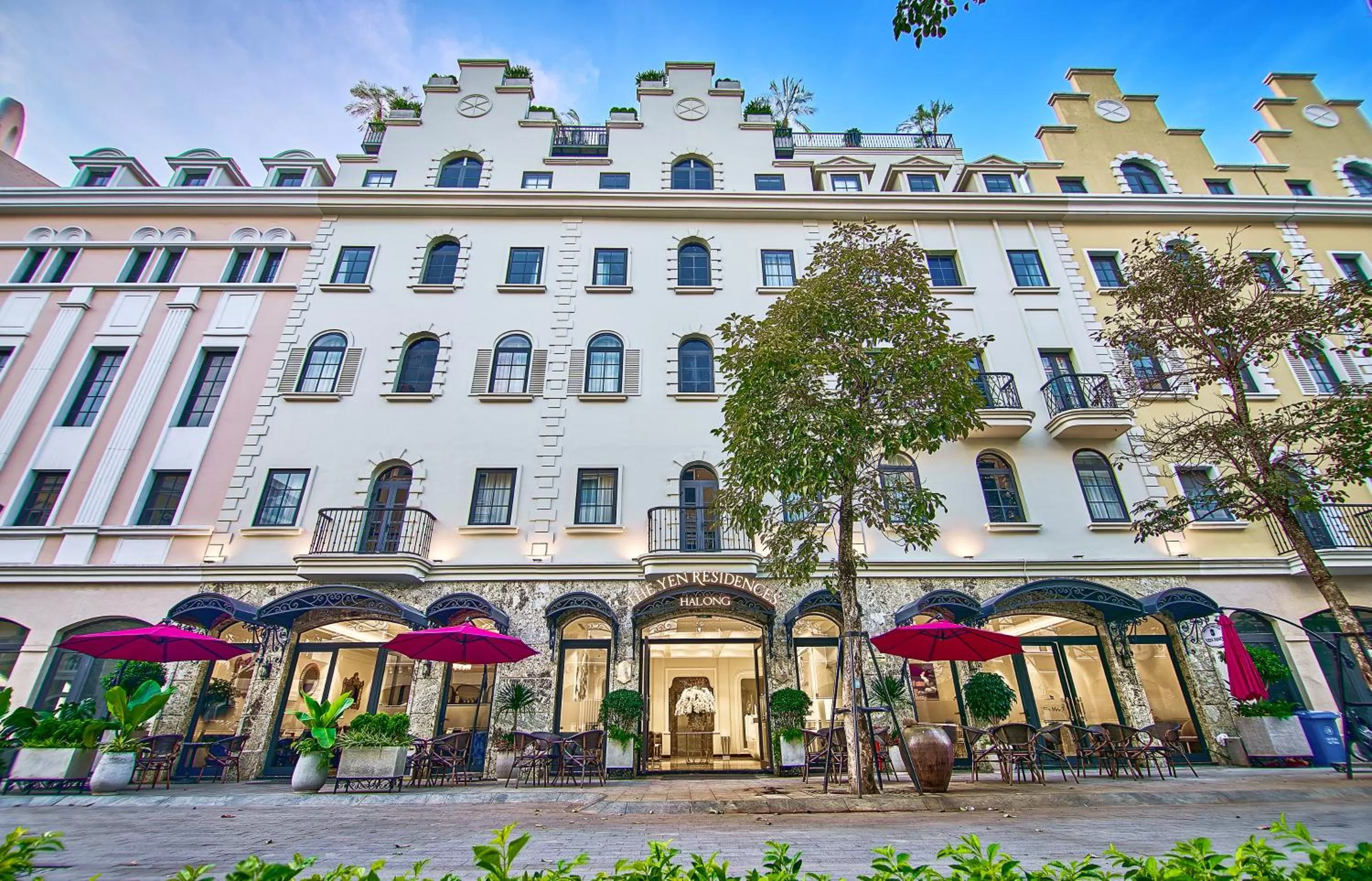 Property building in The Yen Residences Halong