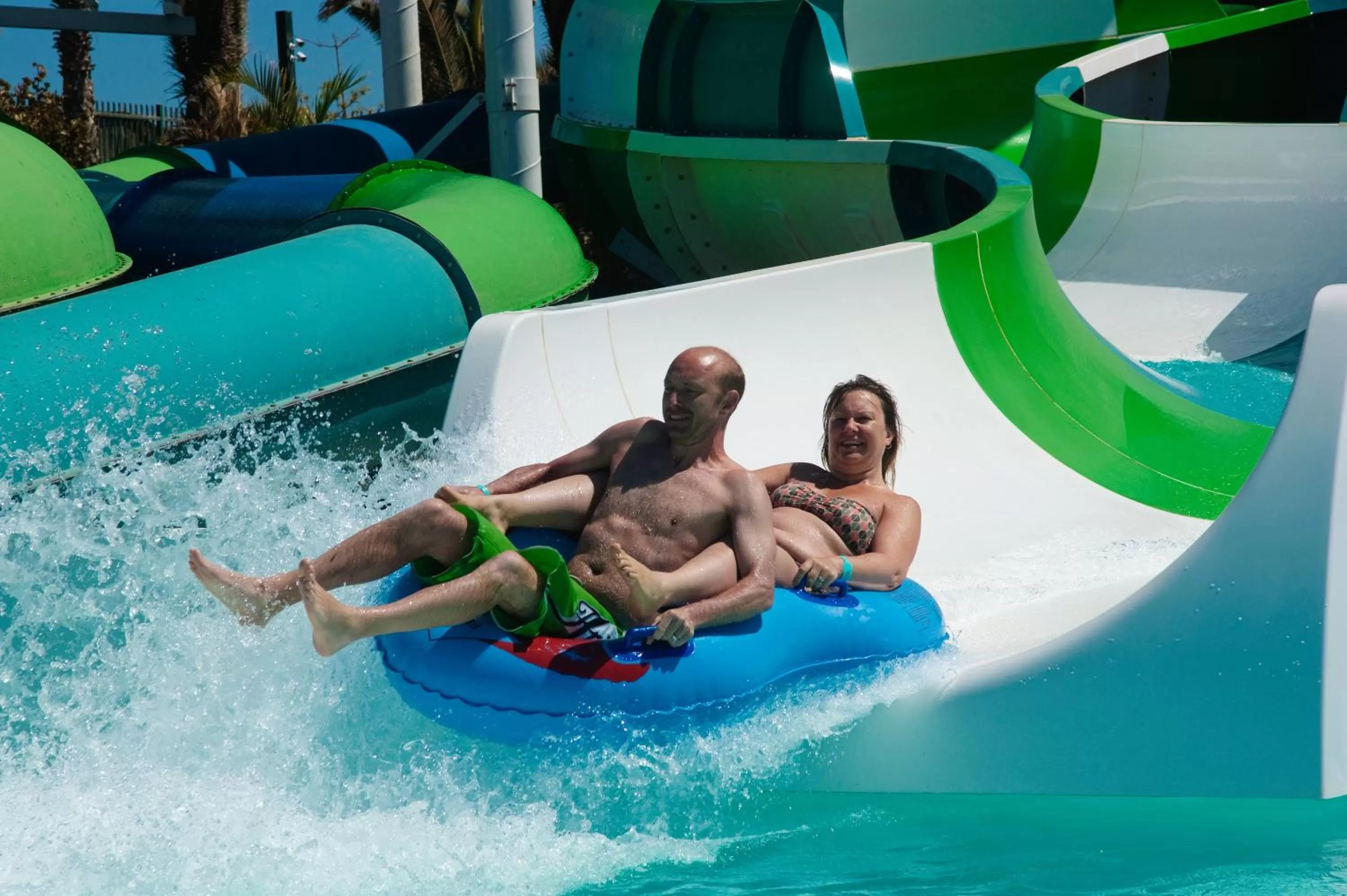Aqua park in Relaxia Lanzasur Club - Aqualava Water Park