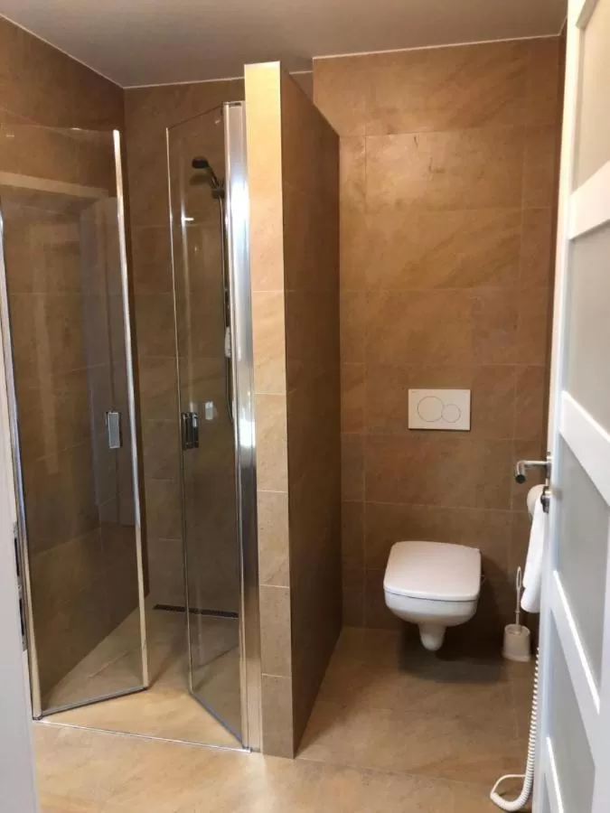 Bathroom in Penzion Panský dvůr Telč