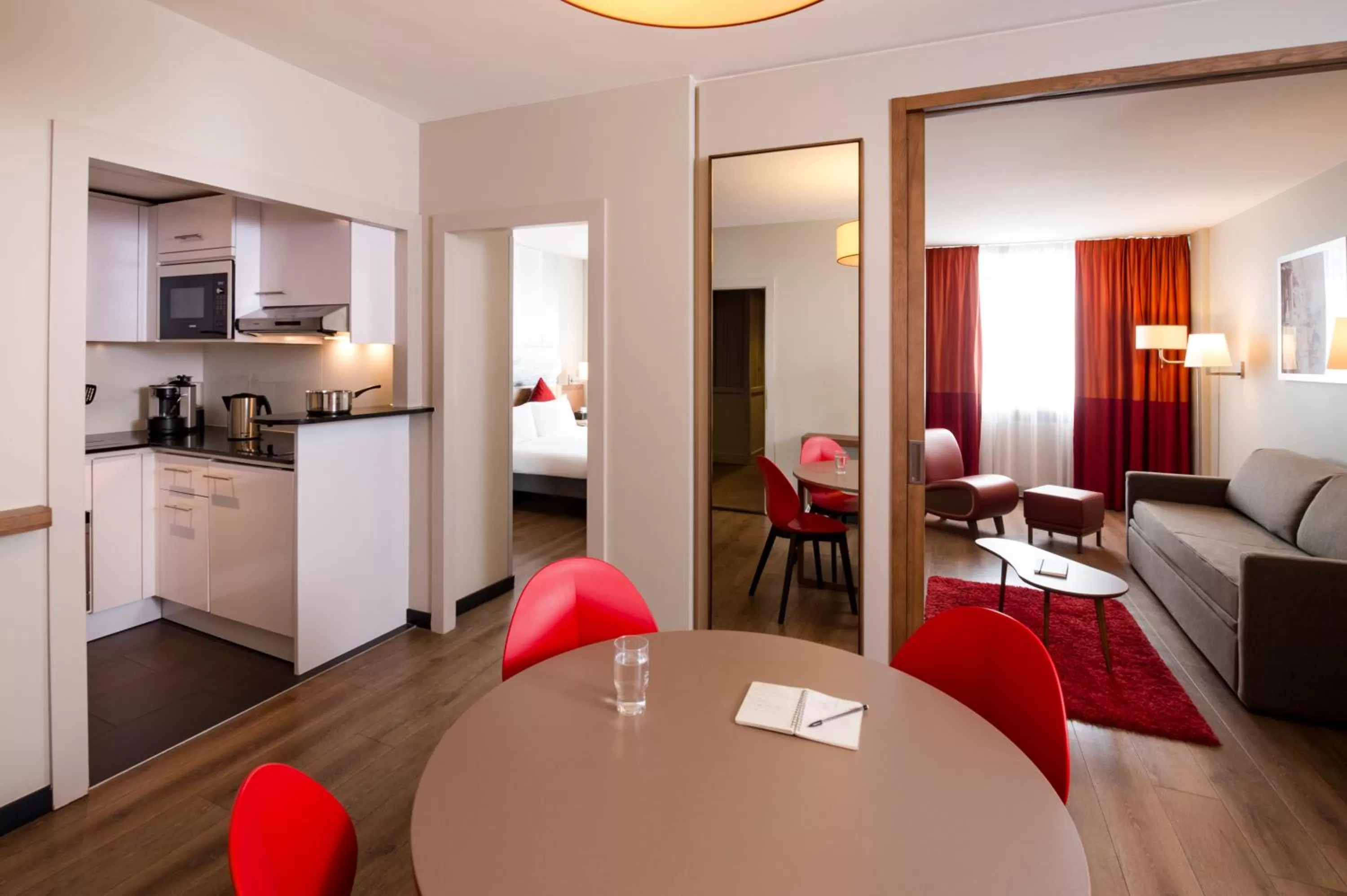 Living room in Aparthotel Adagio Genève Mont-Blanc