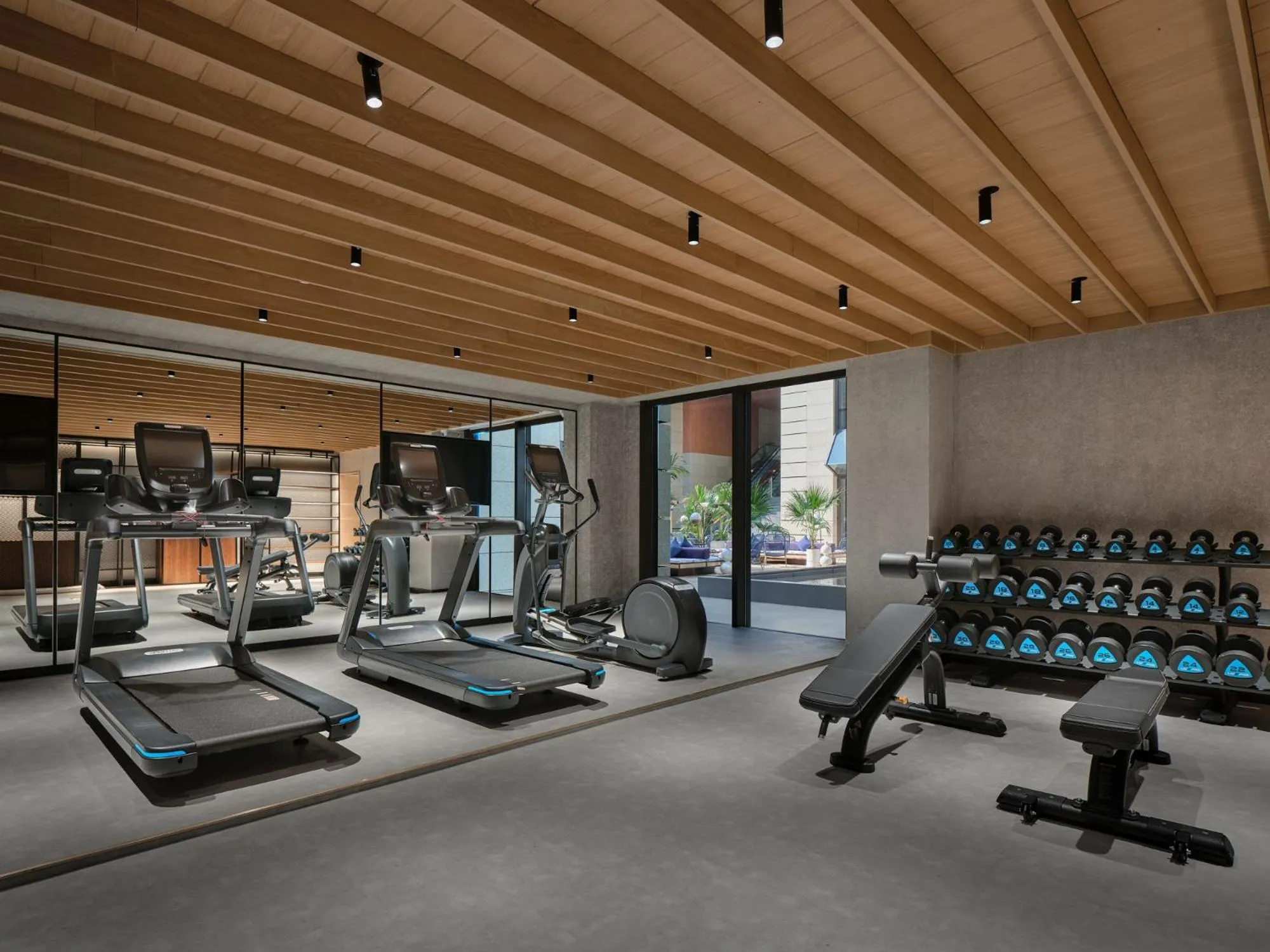 Fitness centre/facilities in Hotel Indigo Hangzhou Uptown,Close to Westlake , boutique design hotel with freeflow minibar