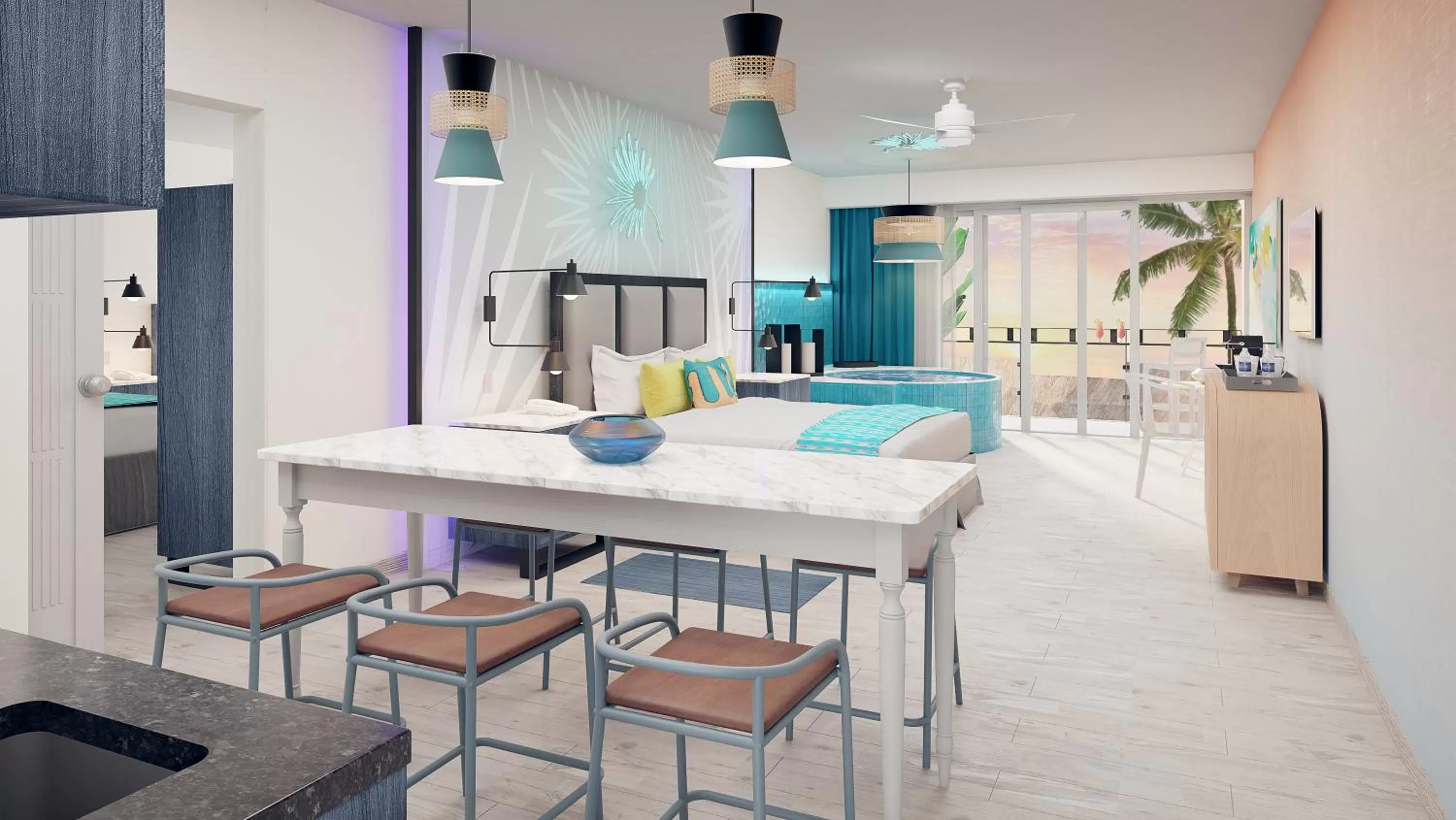 Photo of the whole room in Almar Resort Luxury LGBT Experience by Mantamar Beach Club