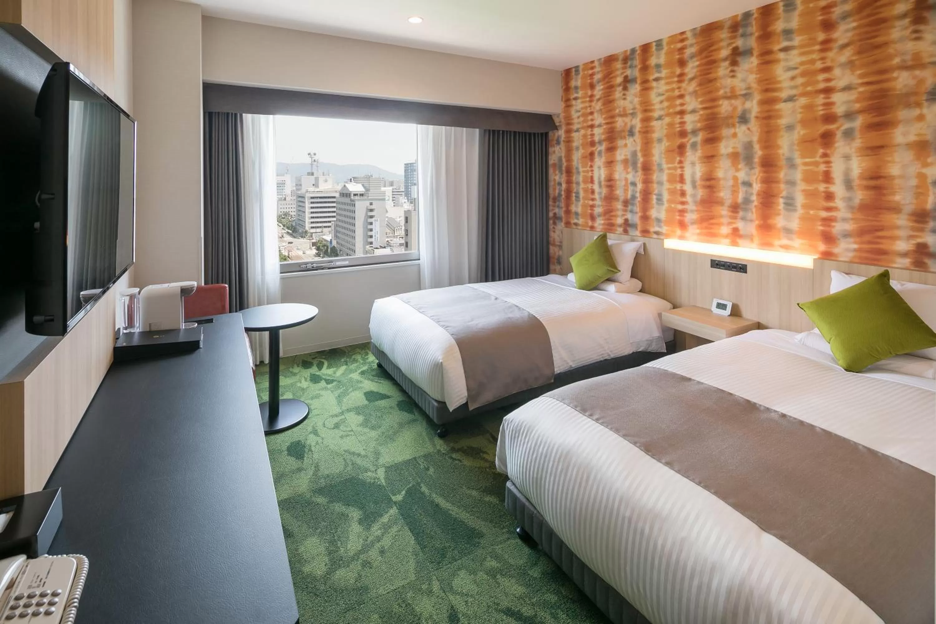 Photo of the whole room, Bed in HOTEL MYSTAYS Matsuyama