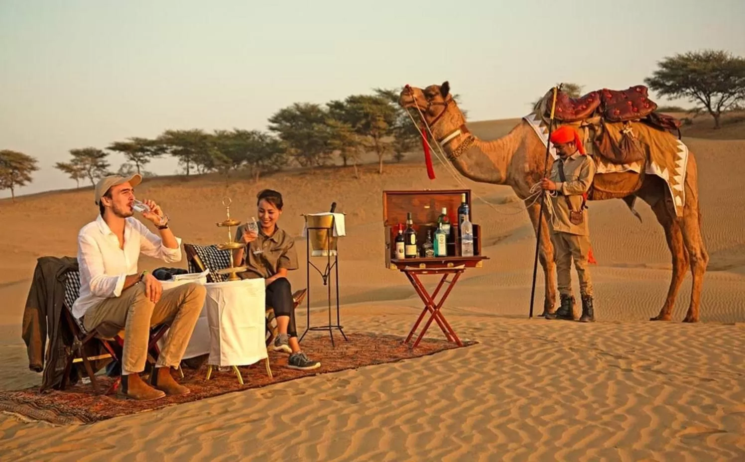 People in Mirvana Guest House & Camel safari