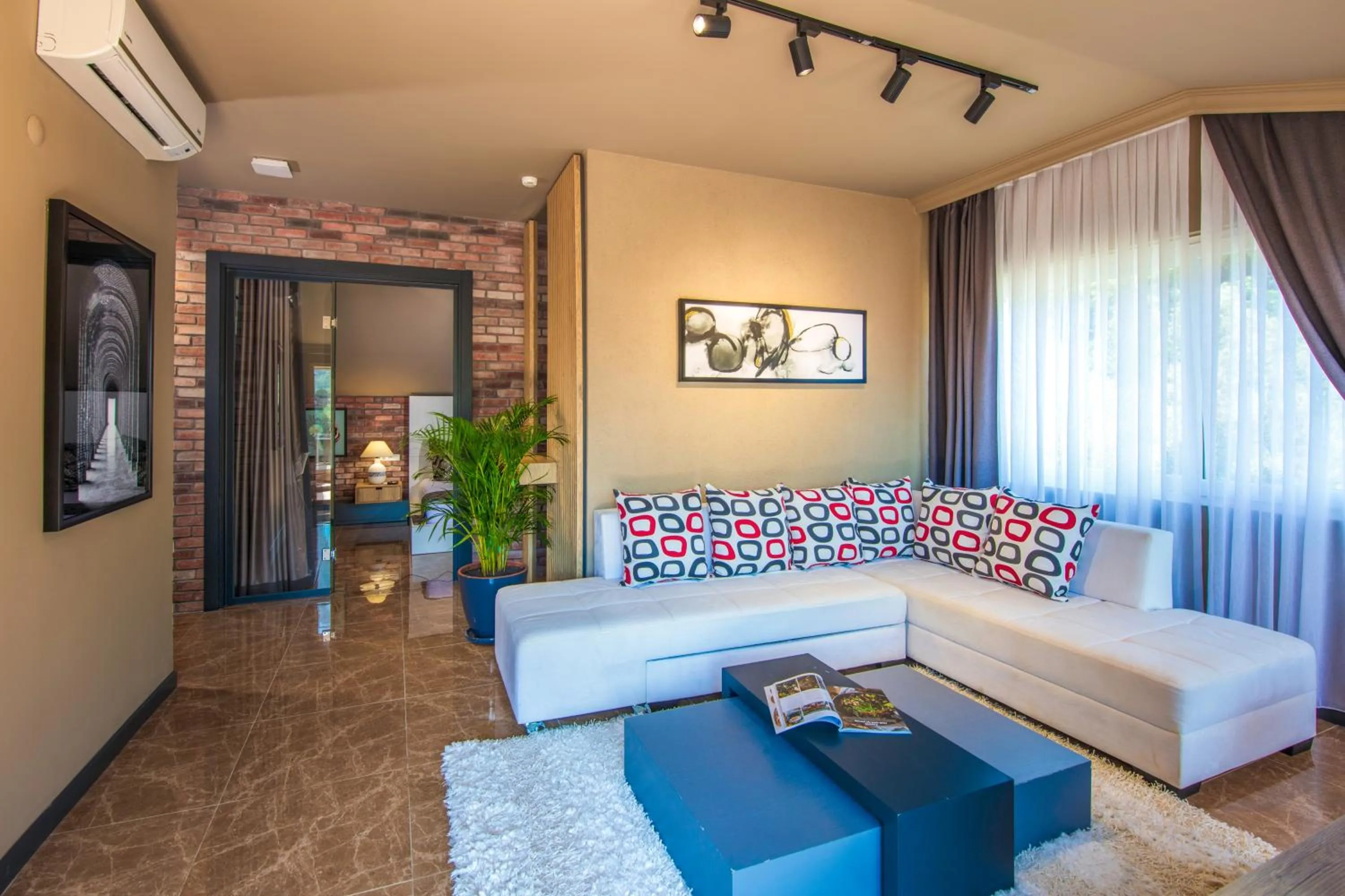 Seating area in Morina Deluxe Hotel