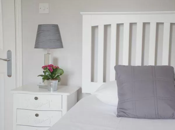 Decorative detail, Bed in The Cambridge Guest House by Tas