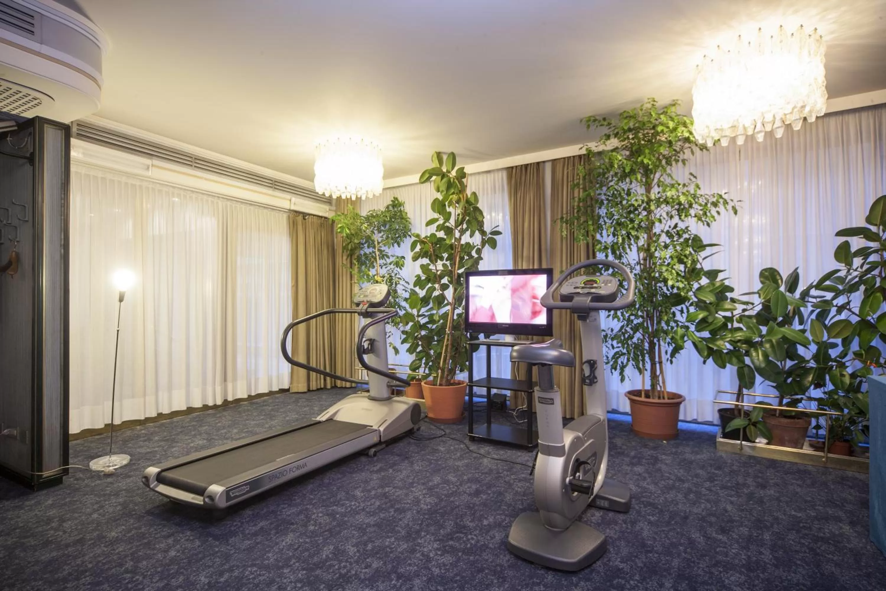 Fitness centre/facilities in Hotel Bisanzio