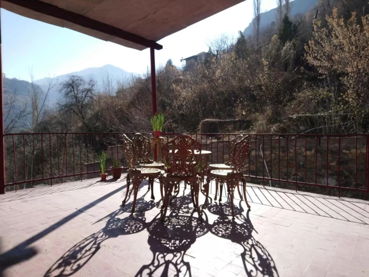 Balcony/Terrace in ApartHotel in Alaverdi
