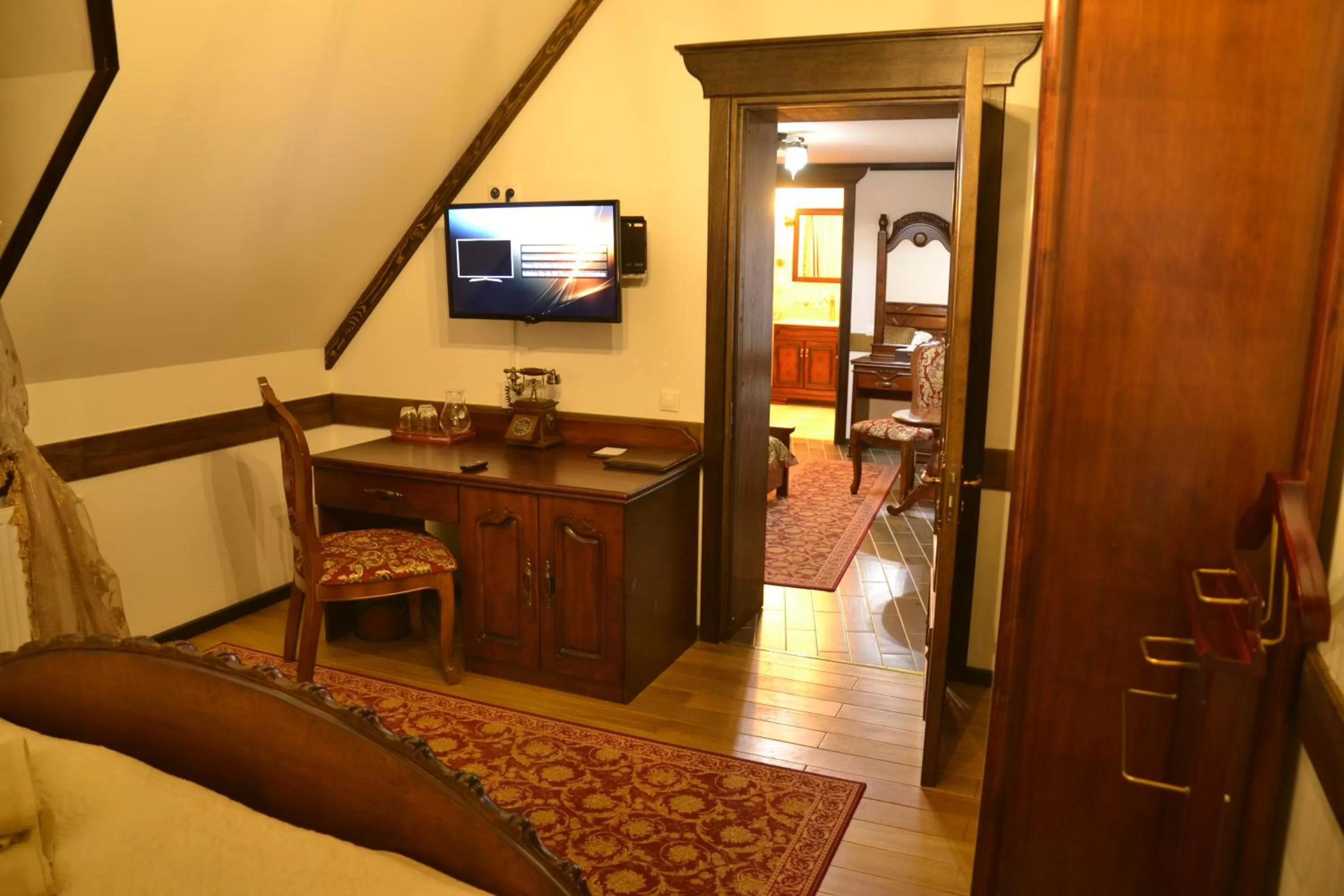 Bed in Zámek Lužec Spa & Wellness Resort