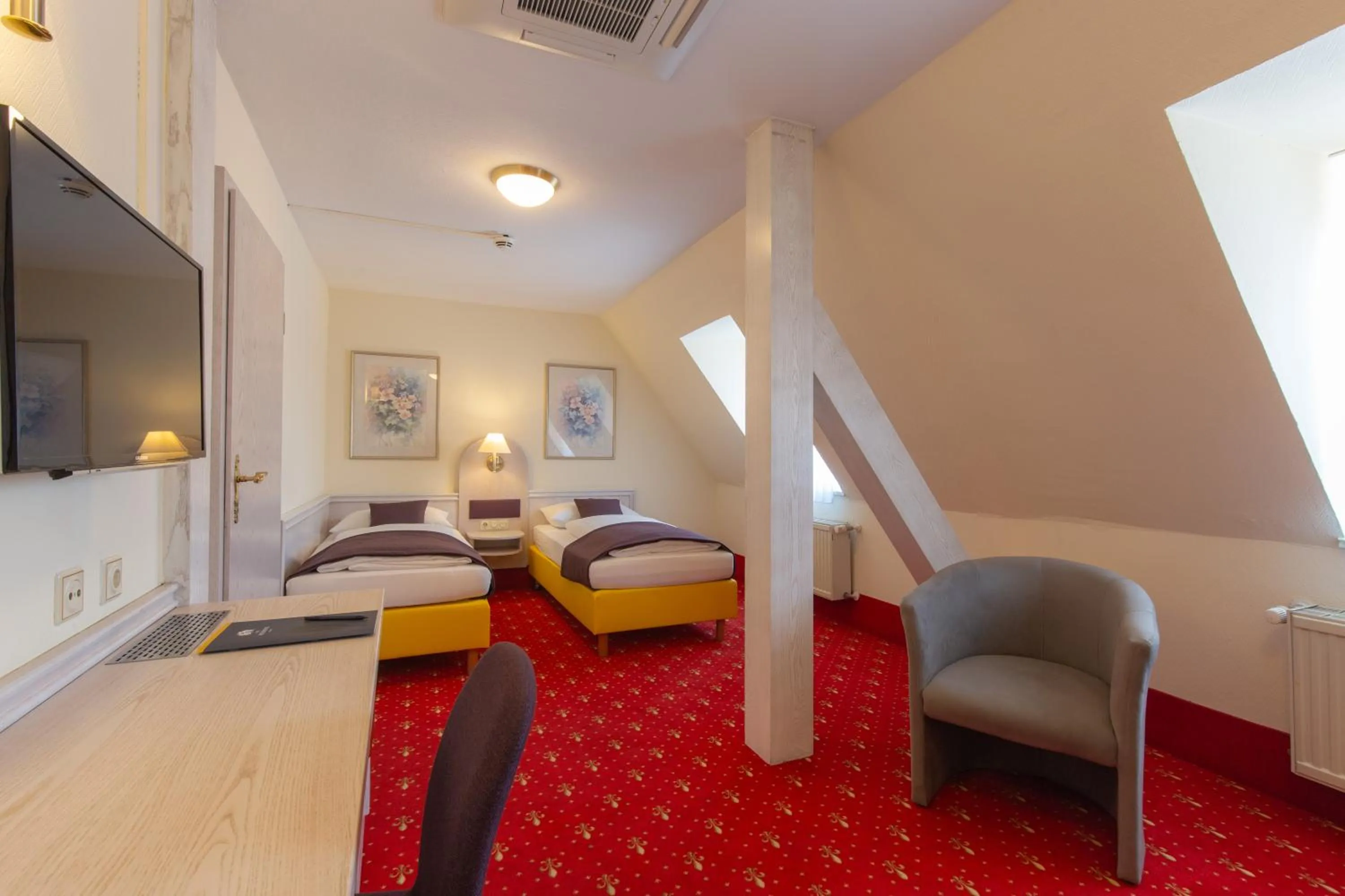 Bed in Hotel Residence