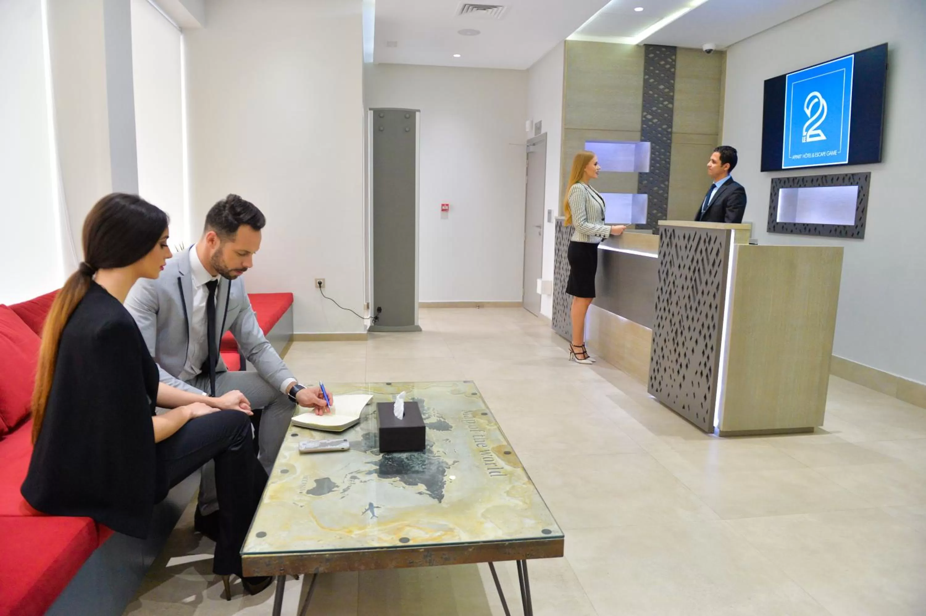 People in Le 22 Appart'Hotel