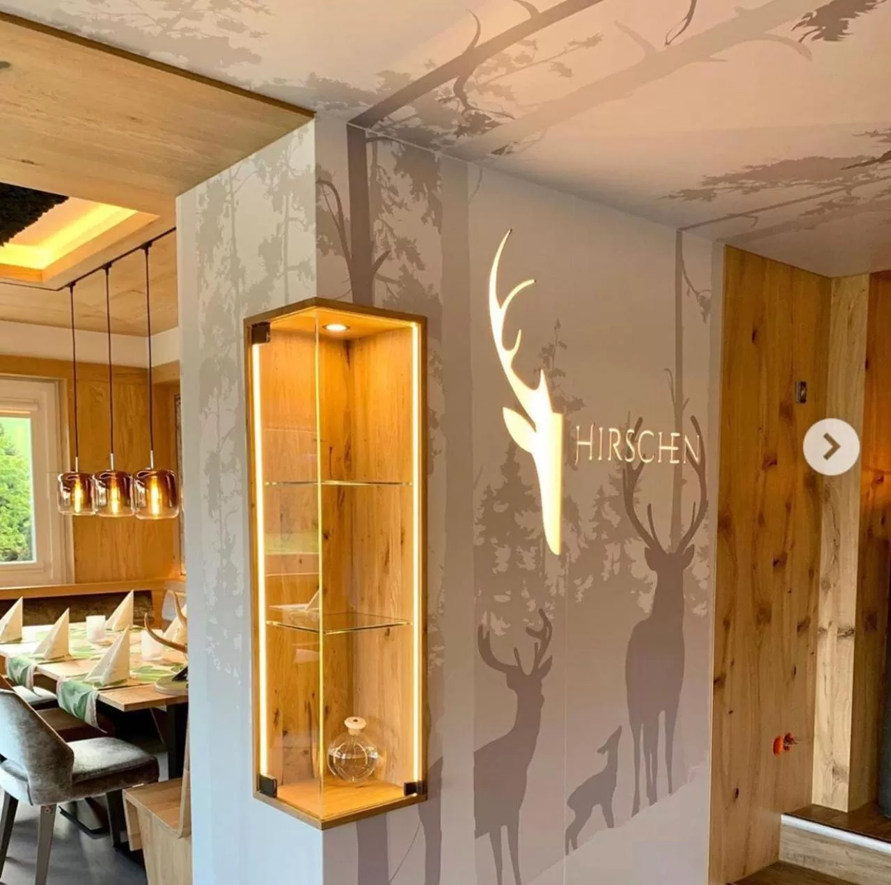 Restaurant/places to eat in Hotel Hirschen