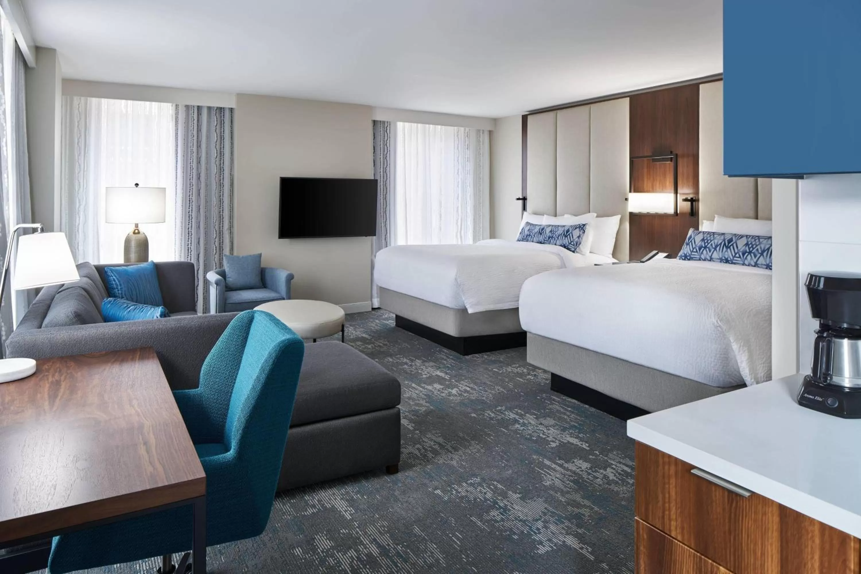 Bedroom, Bed in Residence Inn by Marriott Washington Downtown/Convention Center