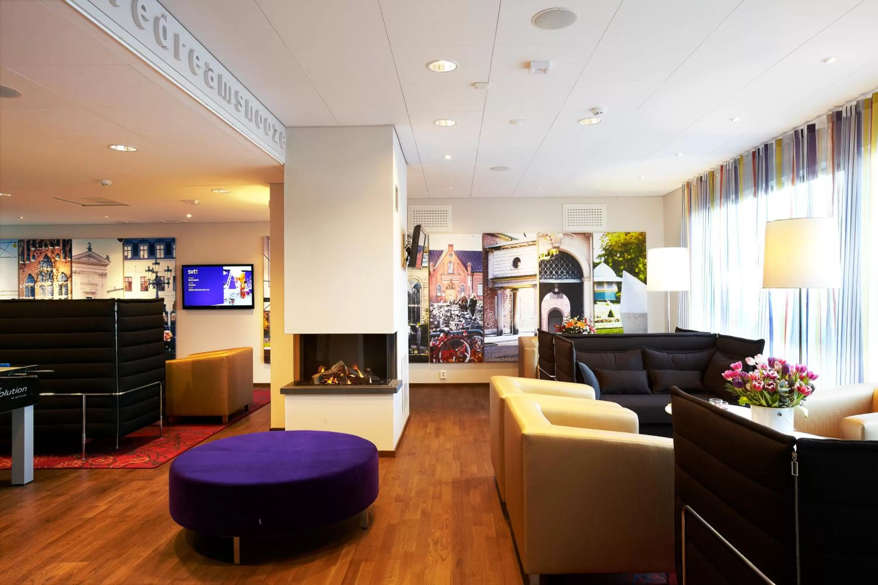 Communal lounge/ TV room in Finn Apartments