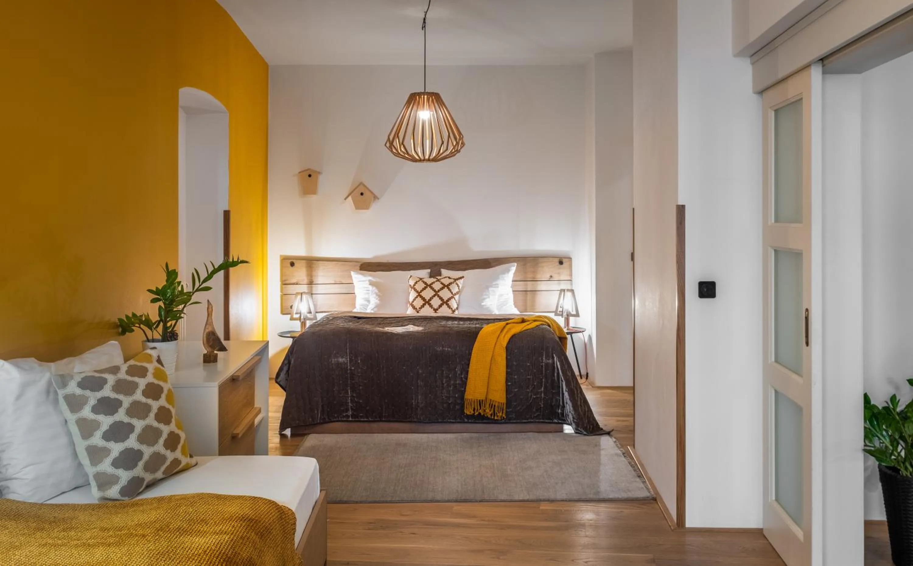 Bedroom, Bed in 4 Trees Apartments by Adrez